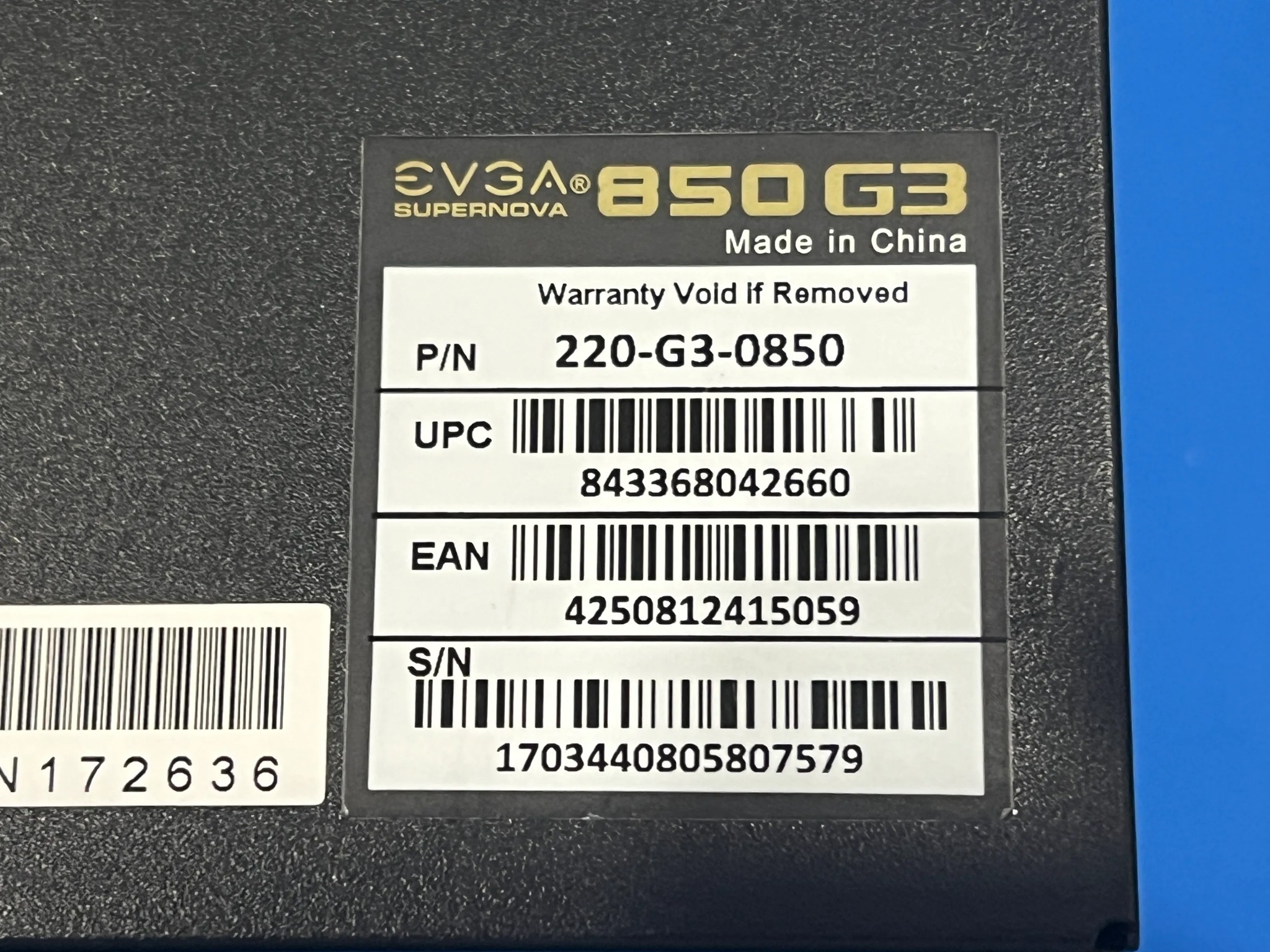 EVGA SuperNOVA 850 G3, 80 Plus Gold 850W, Fully Modular, Eco Mode