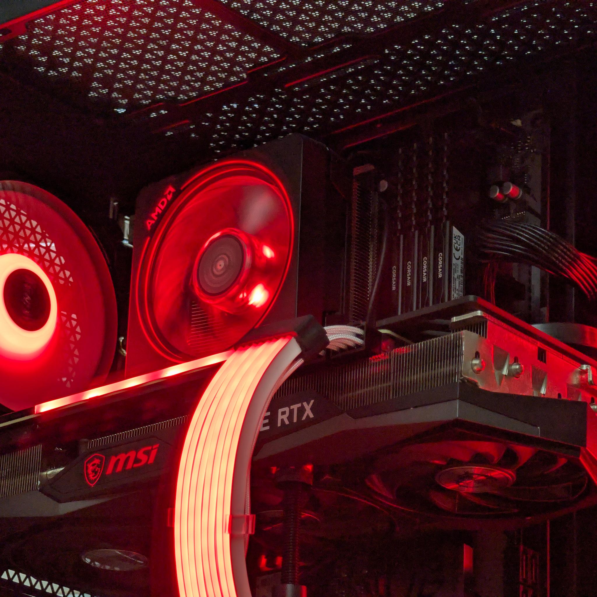 ❤️🖤Ryzen 7 3700x | RTX 3070 | 32GB DDR4 | 1TB SSD | Gaming PC🖤❤️