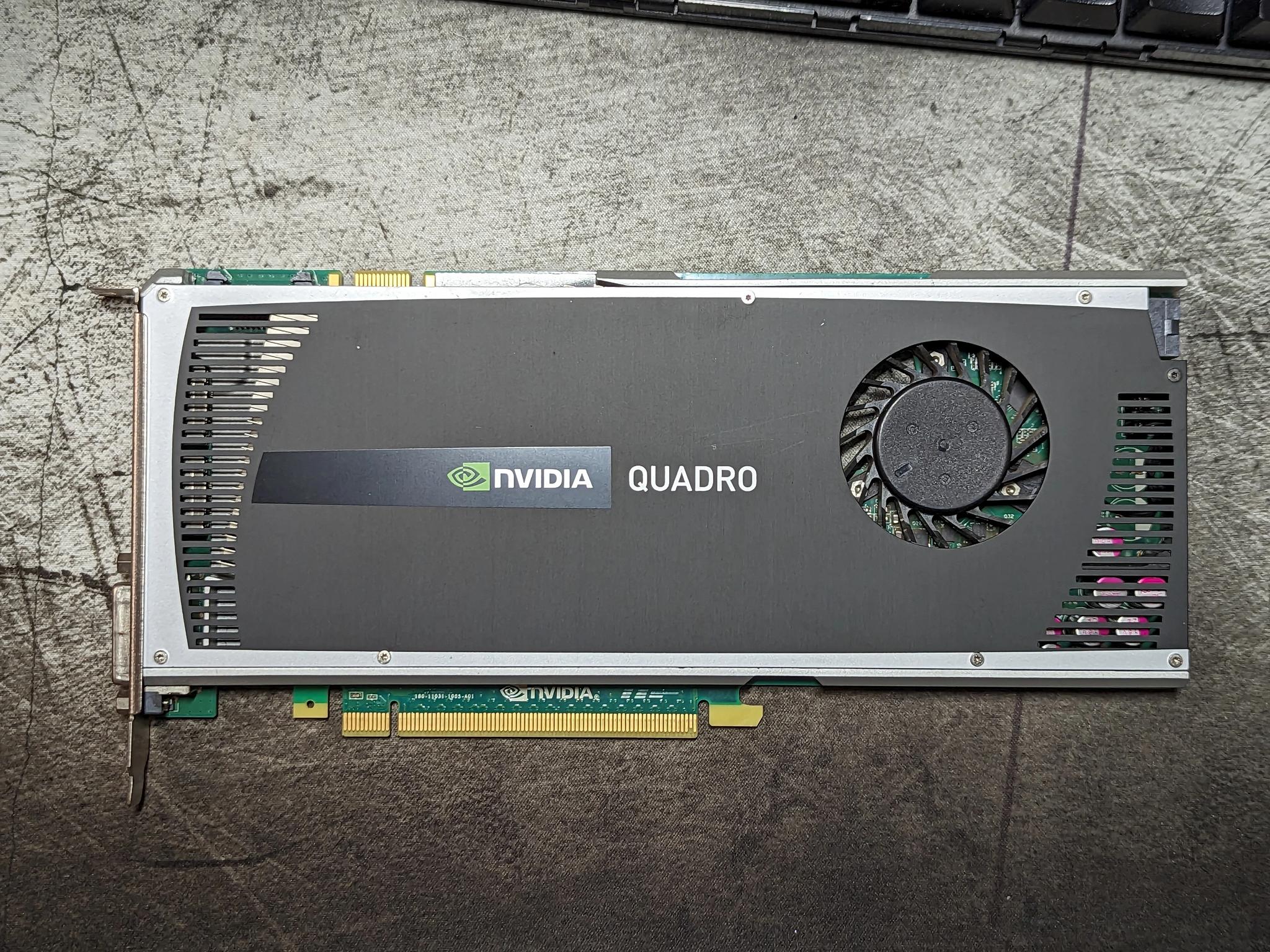 Dell NVIDIA Quadro 4000 2GB GDDR5 Graphics Card
