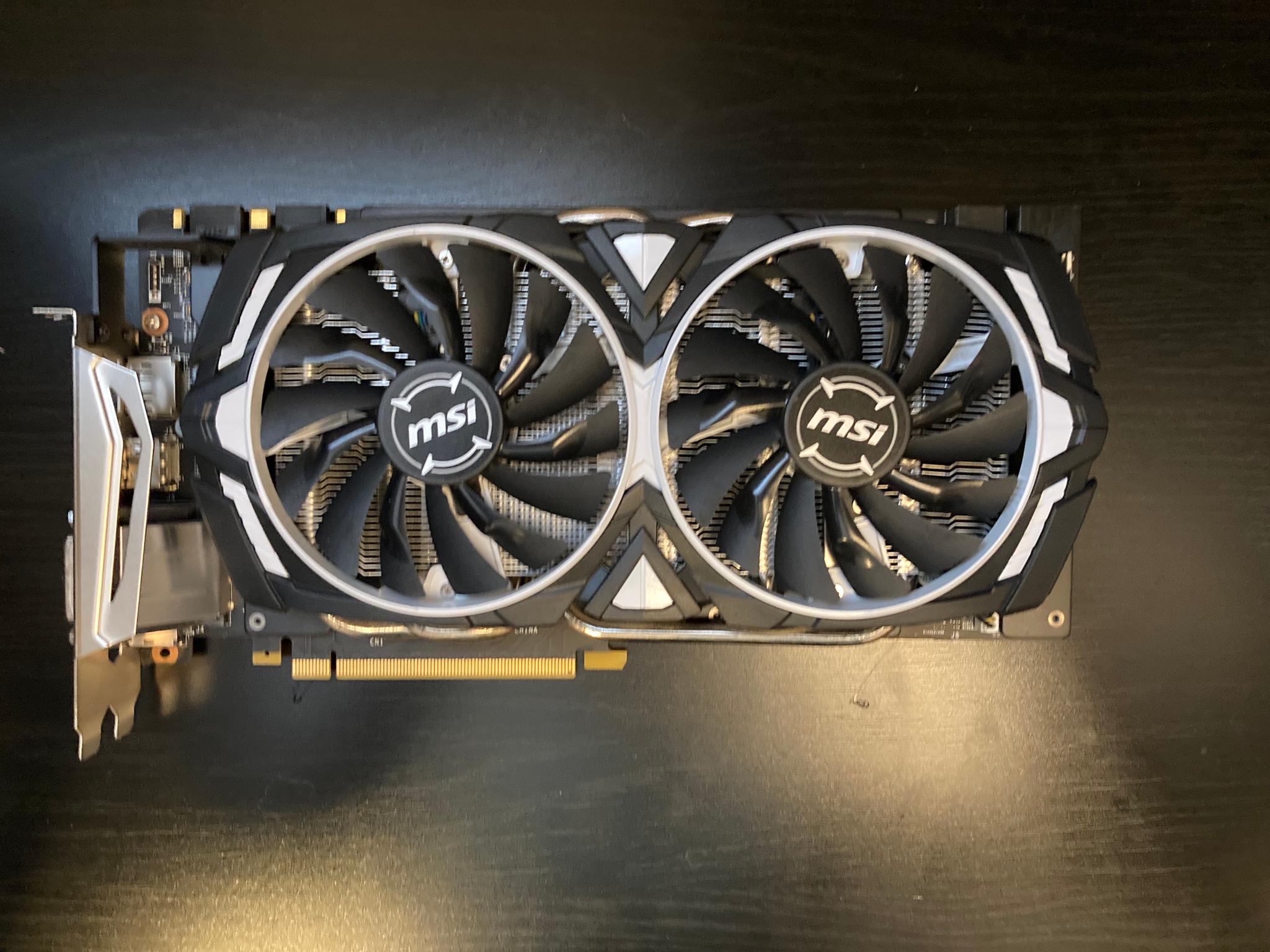 MSI ARMOR GeForce GTX 1080 8GB GDDR5X Graphics Card — Tested & Working