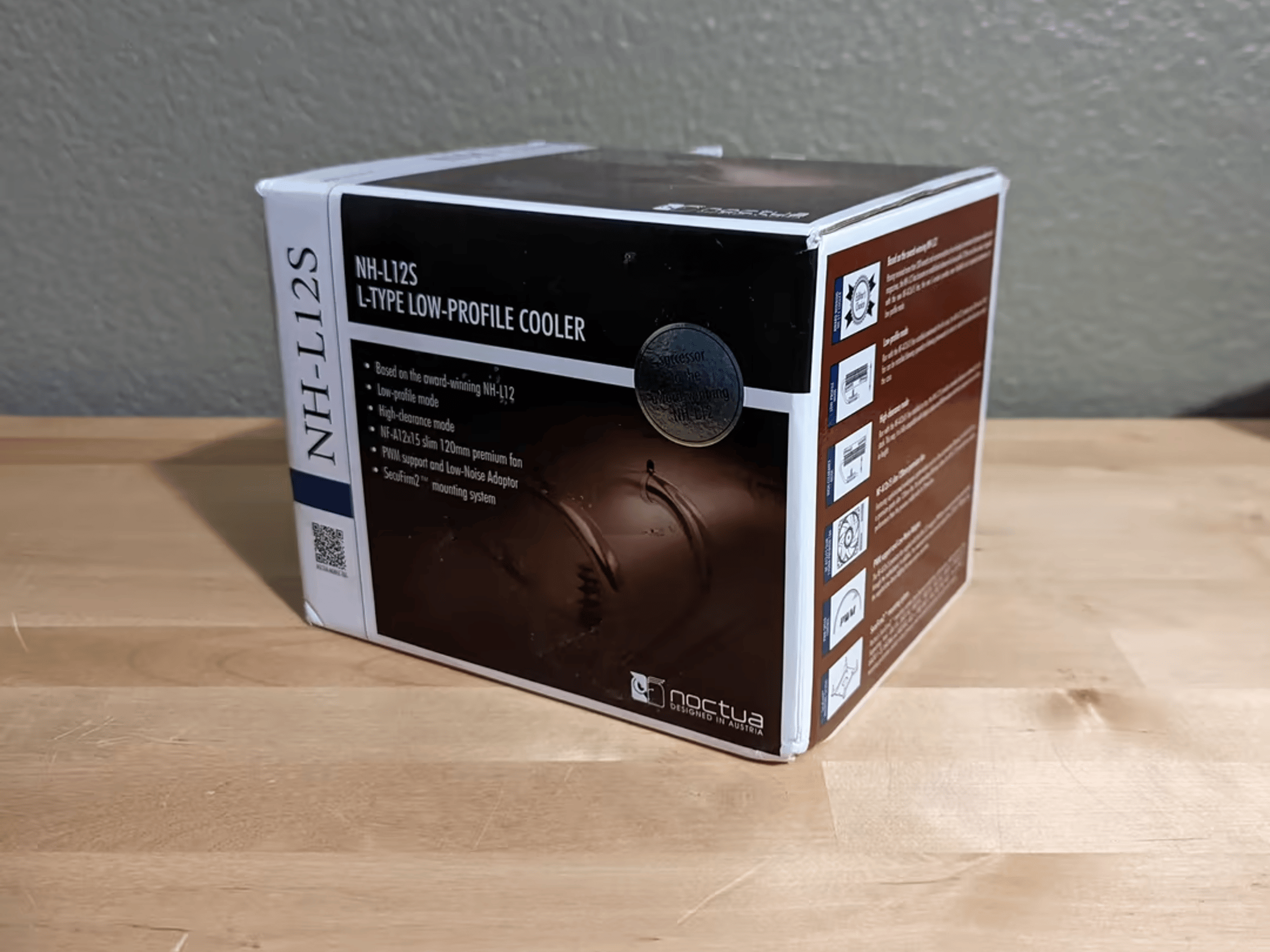 Noctua NH-L12S 70mm Low-Profile CPU Cooler with Chromax 120mm PWM Fan