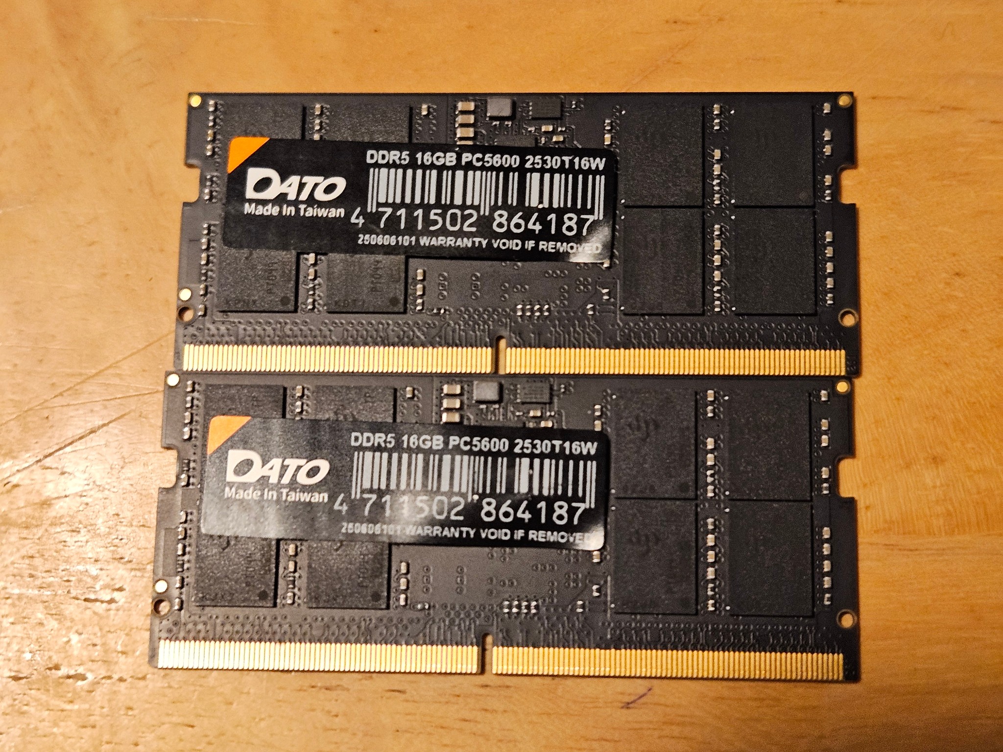 Dato ( Micron) 32GB DDR 5 Laptop Ram 2x16 GB Kit