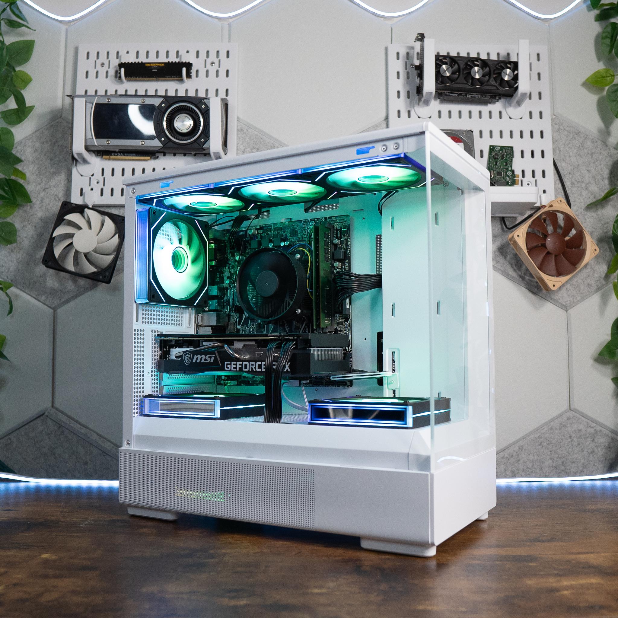 ❄️🌨 | MSI GeForce RTX 3070 8GB | RYZEN 7 5700G | 32GB DDR4 RAM | 1TB NVME + 2TB HD | Arctic Borealis