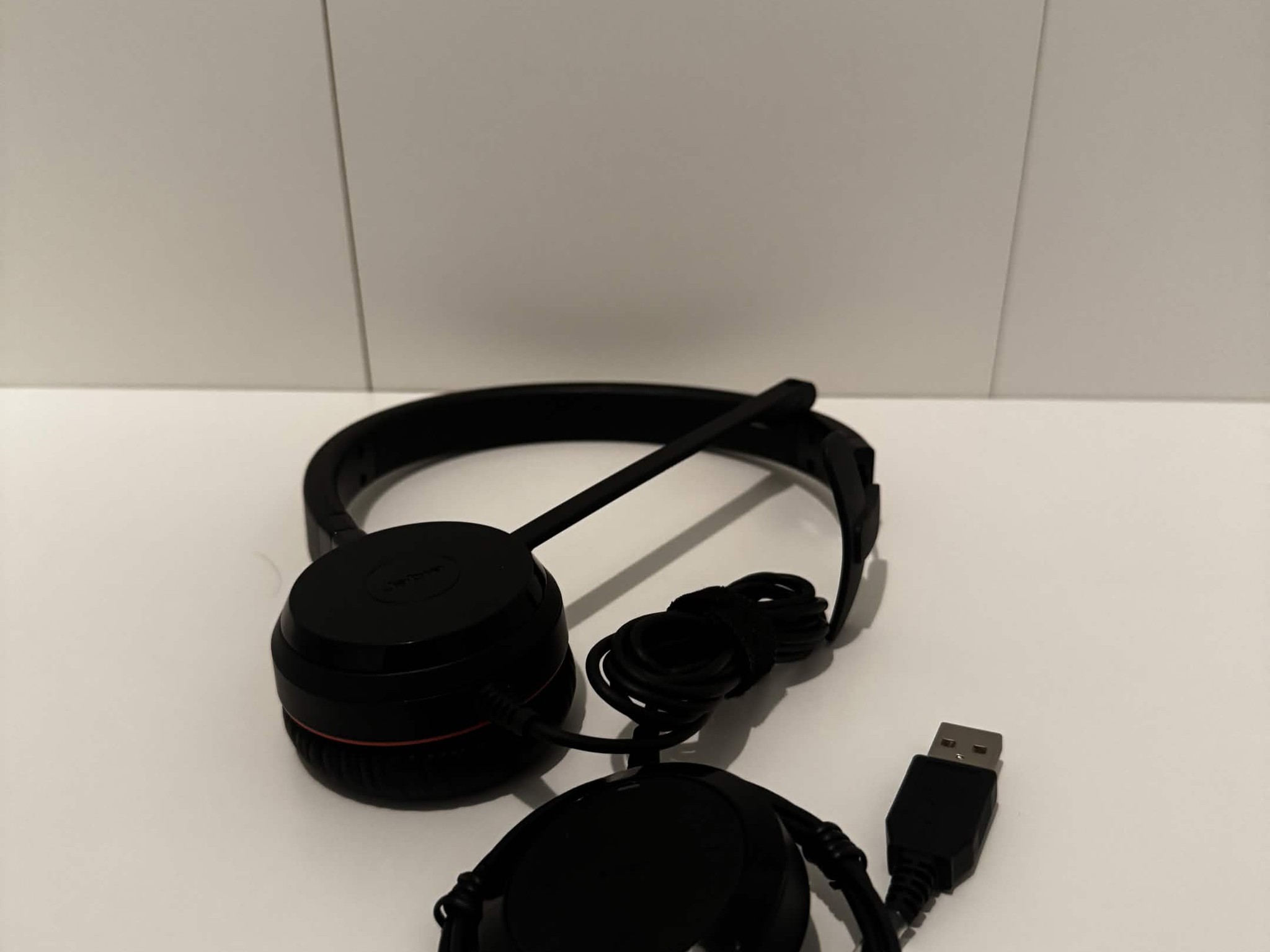 Jabra Evolve 20 SE USB-A Mono On-Ear Headset Boom Mic Noise Cancelling HSC016