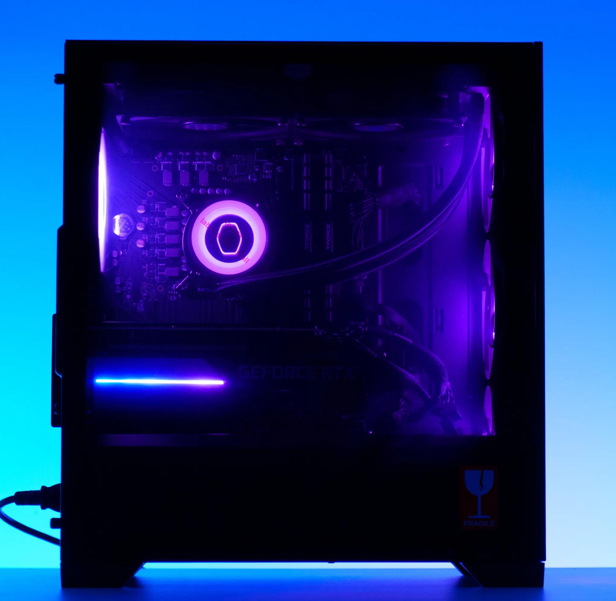 RTX 3070 + Intel i5 12600K Gaming PC w/ FREE RGB keyboard + mouse | 32GB RAM | 1TB m.2 | 240 AIO