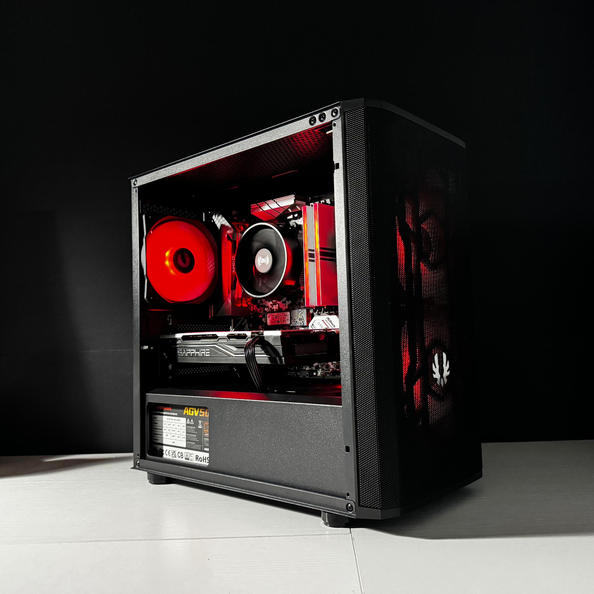 ⚫️BUDGET⚫️ Gaming PC | AMD Ryzen 5 4500 | 16GB DDR4 | RX 580 8GB | 512GB m.2 SSD | Win11 PRO | Wi-Fi