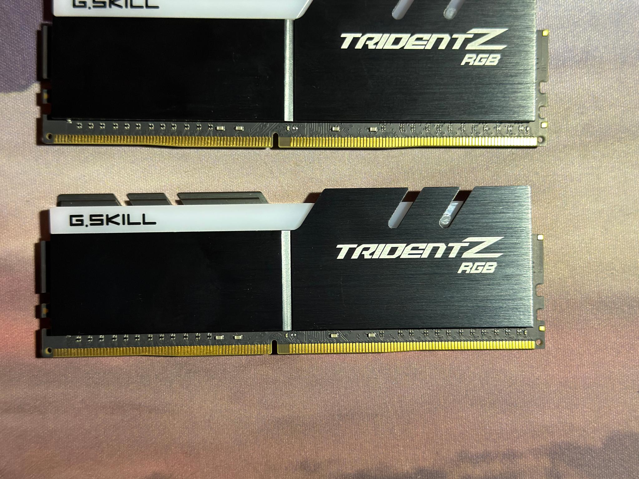 G.SKILL Trident Z RGB 64GB (2x32GB) DDR4 3600MHz CL18 RAM Kit - Excellent Condition, RGB Lighting