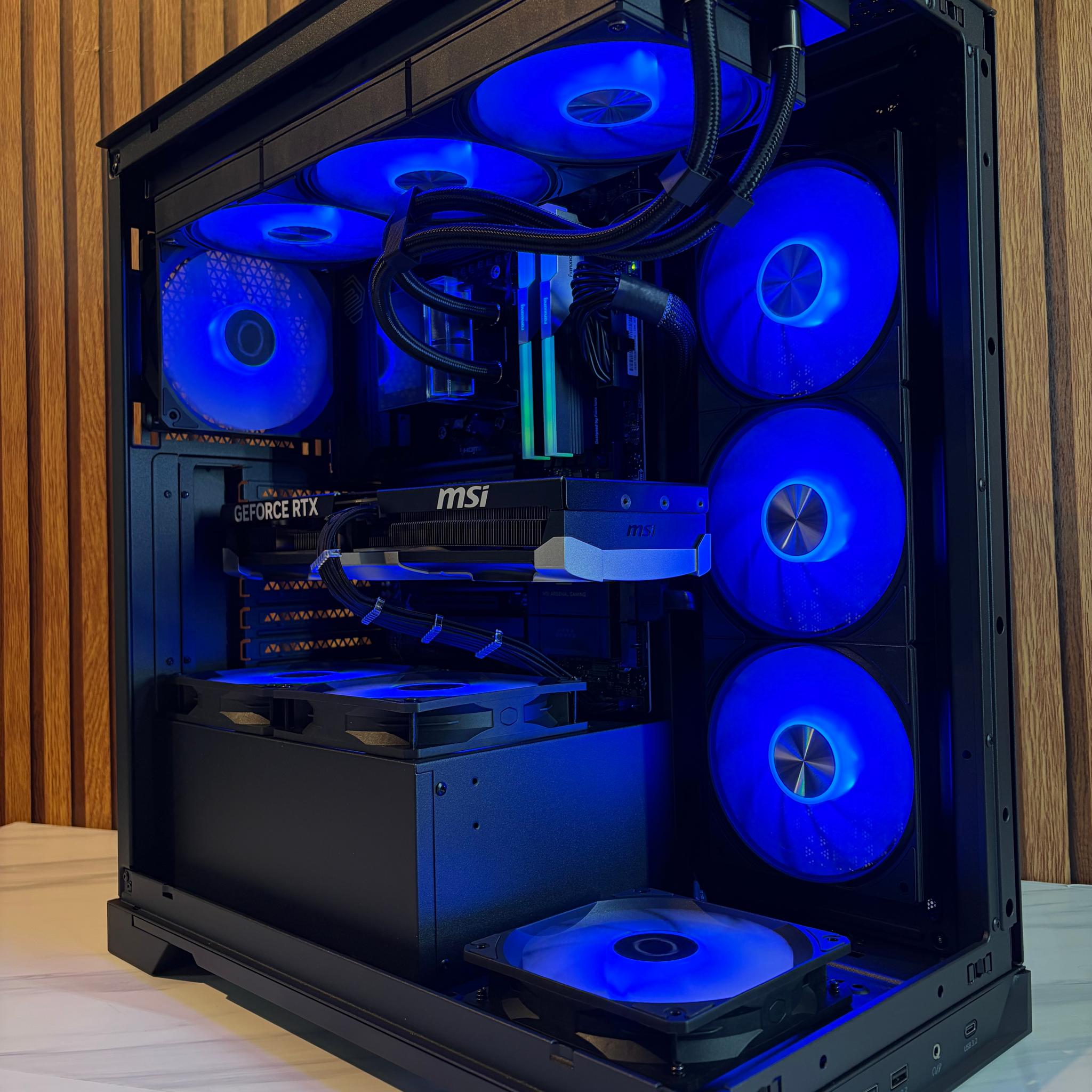 RTX 5080 | RYZEN 7 9800x3d | 48GB DDR5 7200MHZ | 2TB NVME | X870 MOTHERBOARD | 1300W