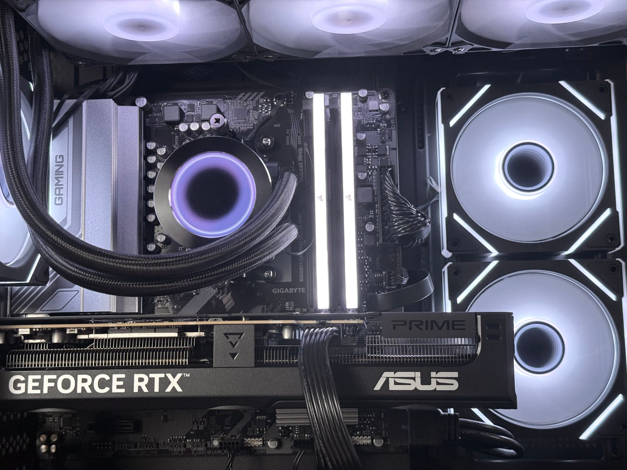 👻 GHOST Gaming PC | RTX 4070 Ti SUPER 16GB | Ryzen 9 7900X | CUSTOM LCD AIO | 32GB RAM |FREE SHIP