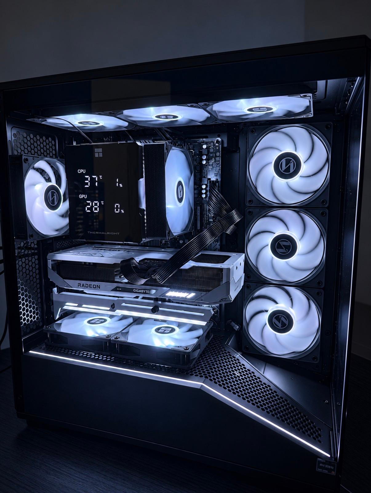 Gigabyte Radeon RX 9070 XT OC Custom Gaming PC - Ryzen 7 5800X3D, 32GB RAM, 3TB SSD Storage