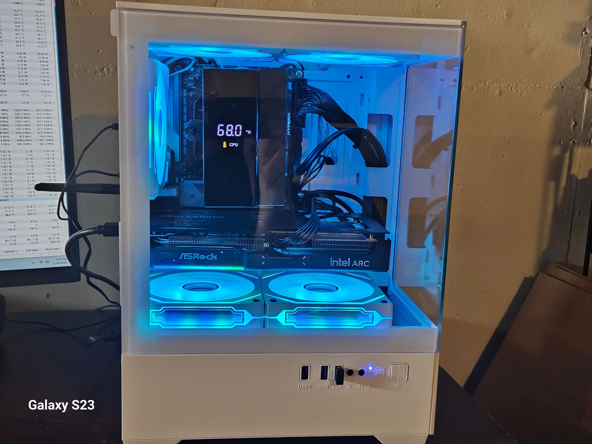 🔥 Ryzen 5 5500 + Arc B570 Gaming PC | 32GB RAM | 1TB Gen3 NVMe SSD | ARGB Build | Ready to Game!