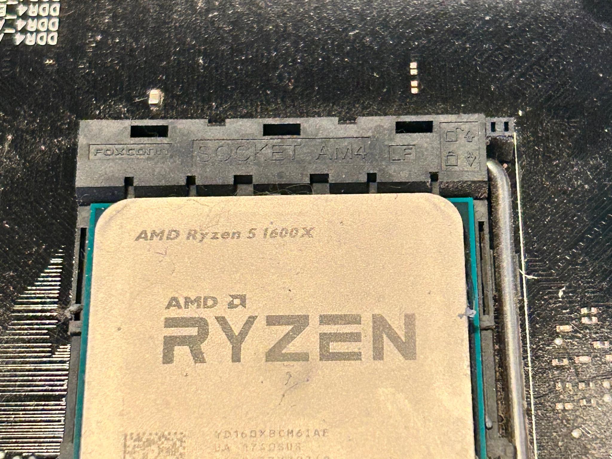 ASRock AB350 Pro 4 MB, Ryzen 5 1600x and tower cooler