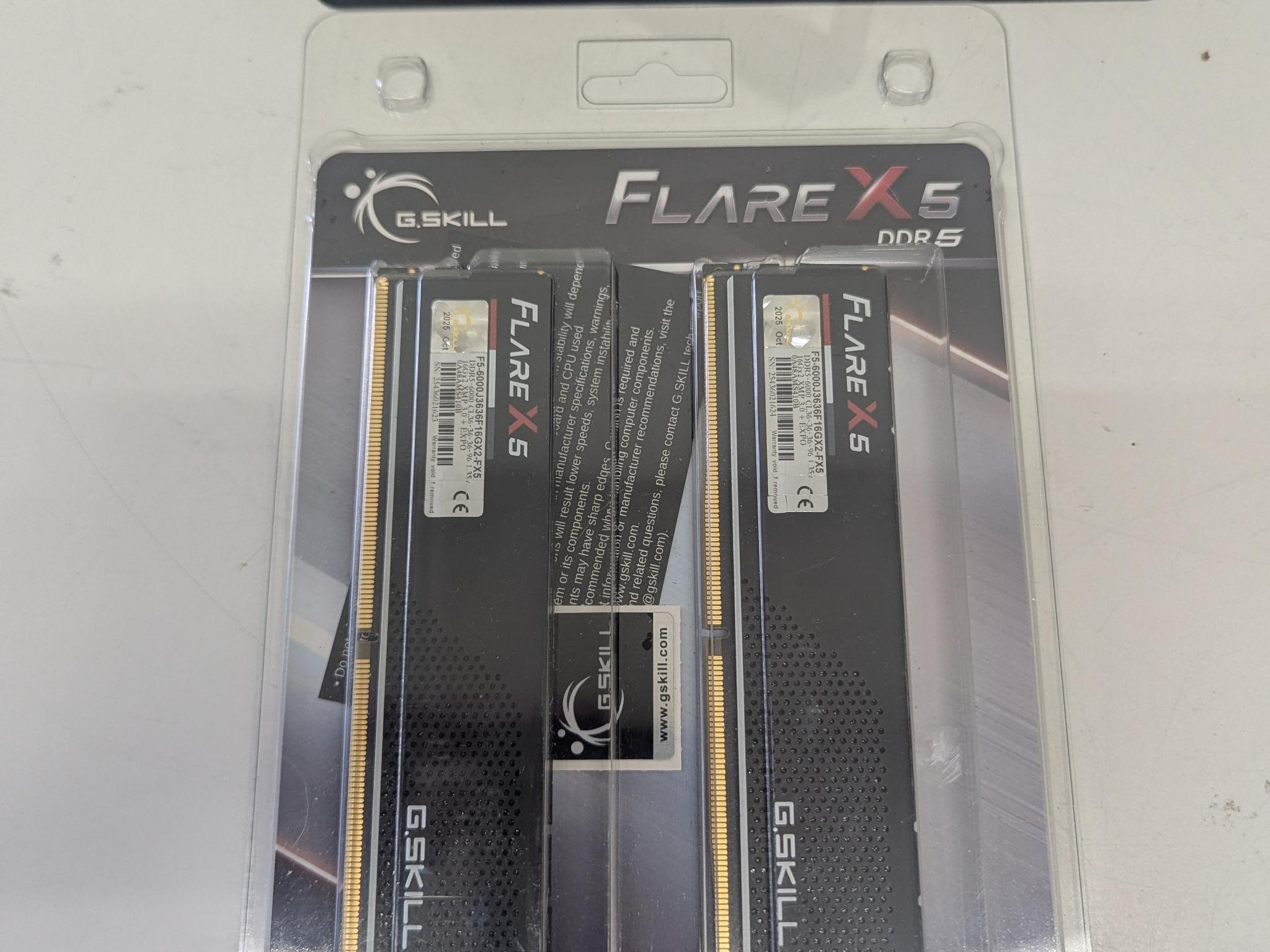 🔥 32GB 6000MHz | G.Skill Flare X5 DDR5 Kit