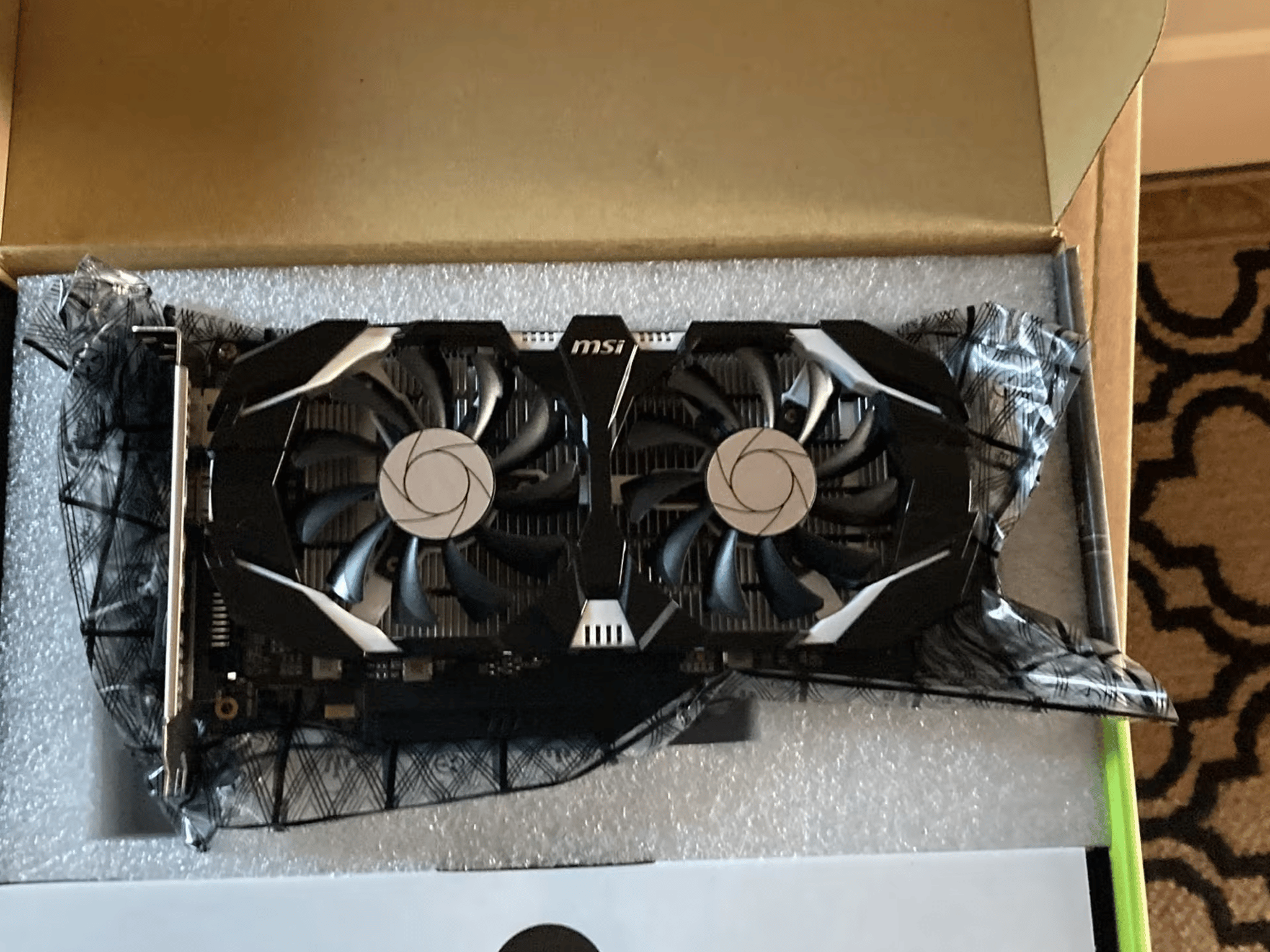 MSI Geforce GTX 1050Ti 4GB GDDR5 GPU