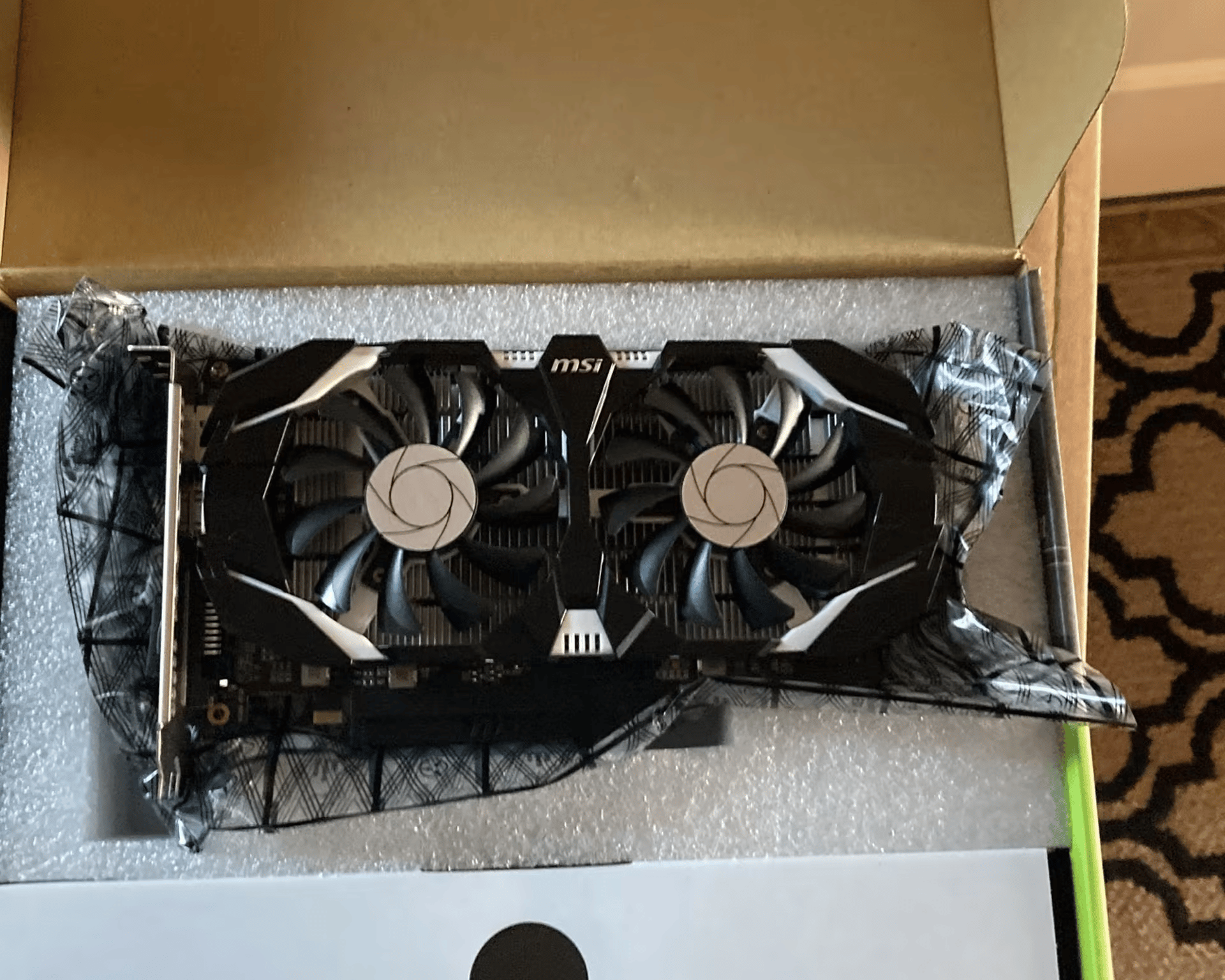 MSI Geforce GTX 1050Ti 4GB GDDR5 GPU