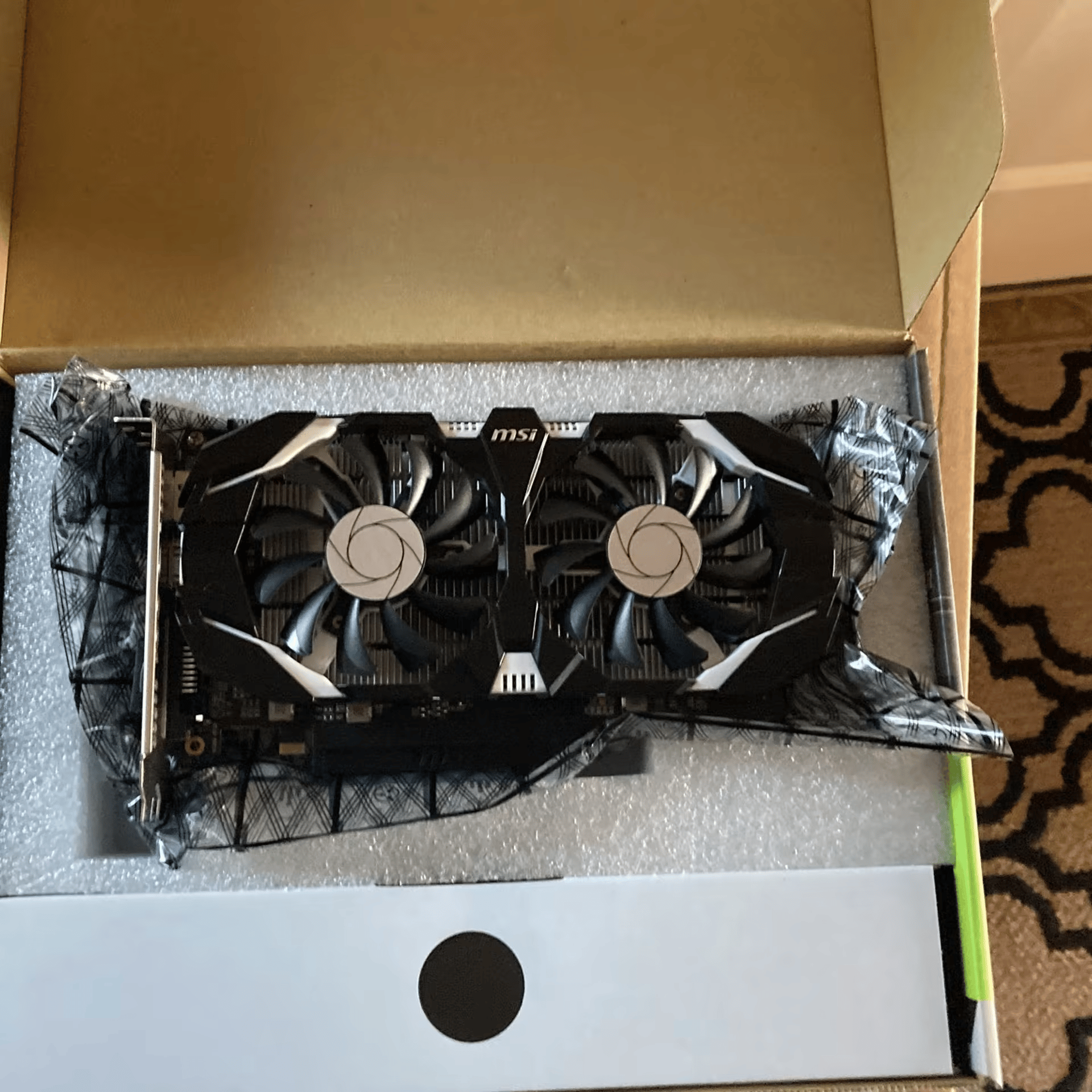 MSI Geforce GTX 1050Ti 4GB GDDR5 GPU