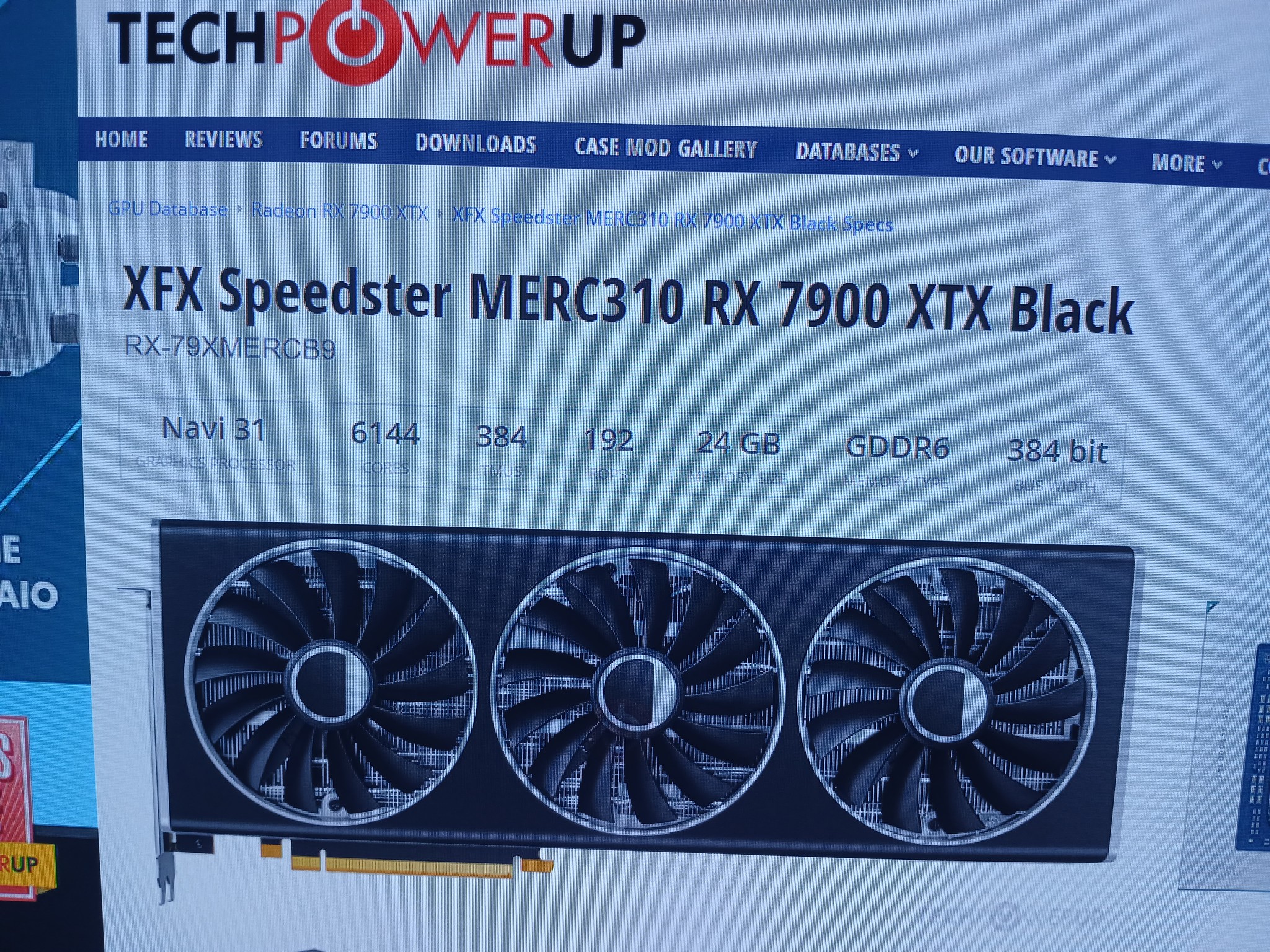 XFX Speedster MERC 310 Radeon RX 7900 XTX