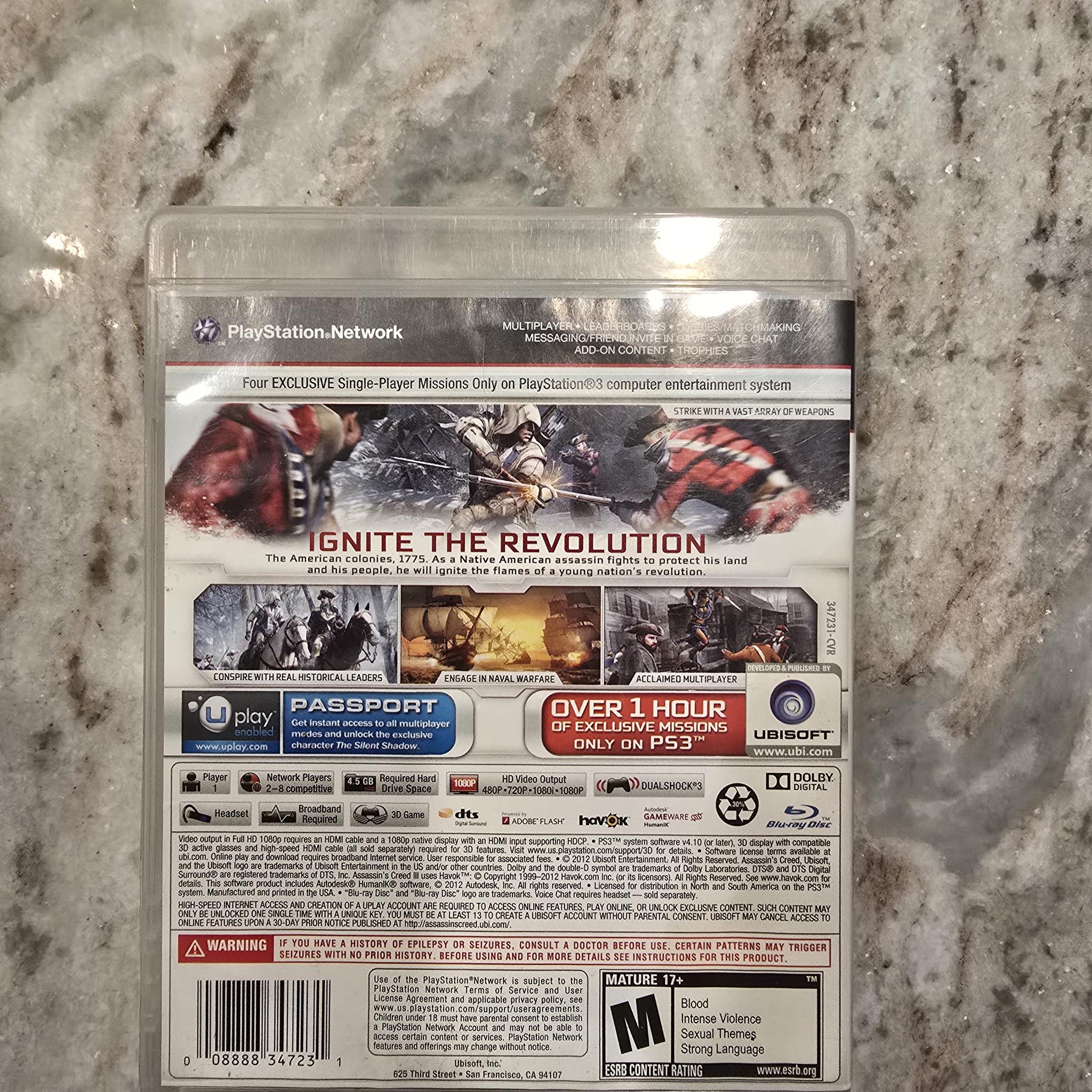 Assassin's Creed III | PS3
