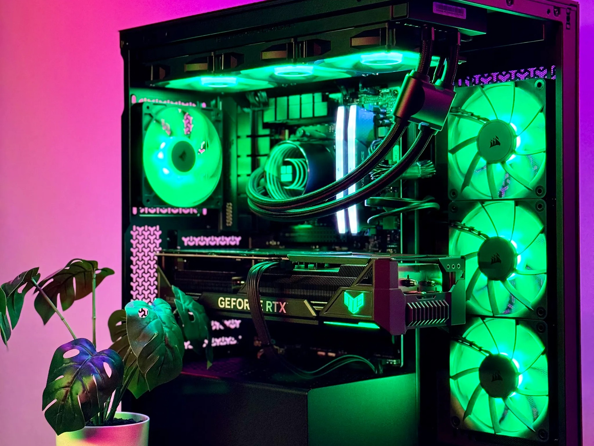 Dominator Super Gaming PC | Asus 4080 SUPER OC 7800x3D WD Black 2TB Corsair 32GB DDR5 Corsair 1000w