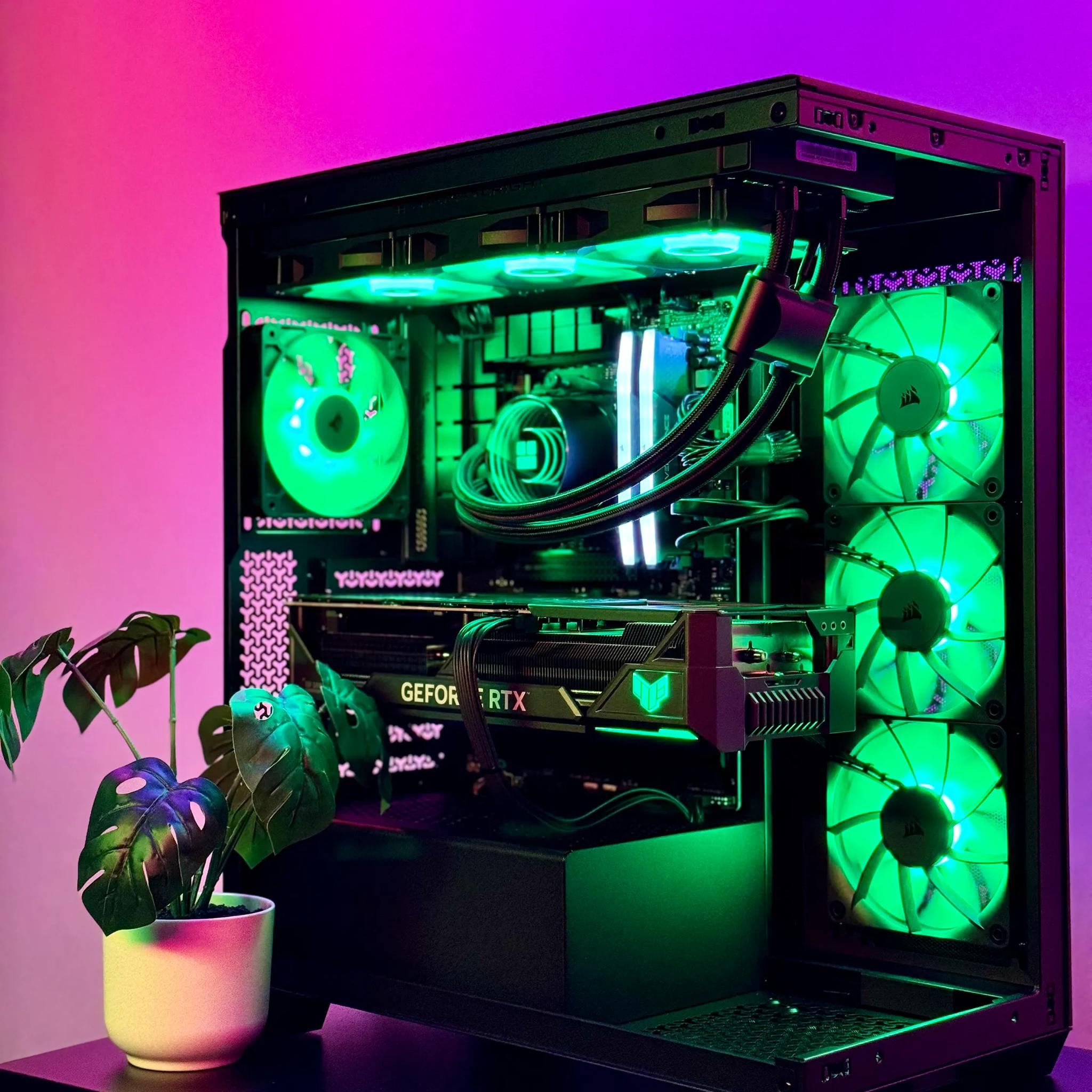 Dominator Super Gaming PC | Asus 4080 SUPER OC 7800x3D WD Black 2TB Corsair 32GB DDR5 Corsair 1000w