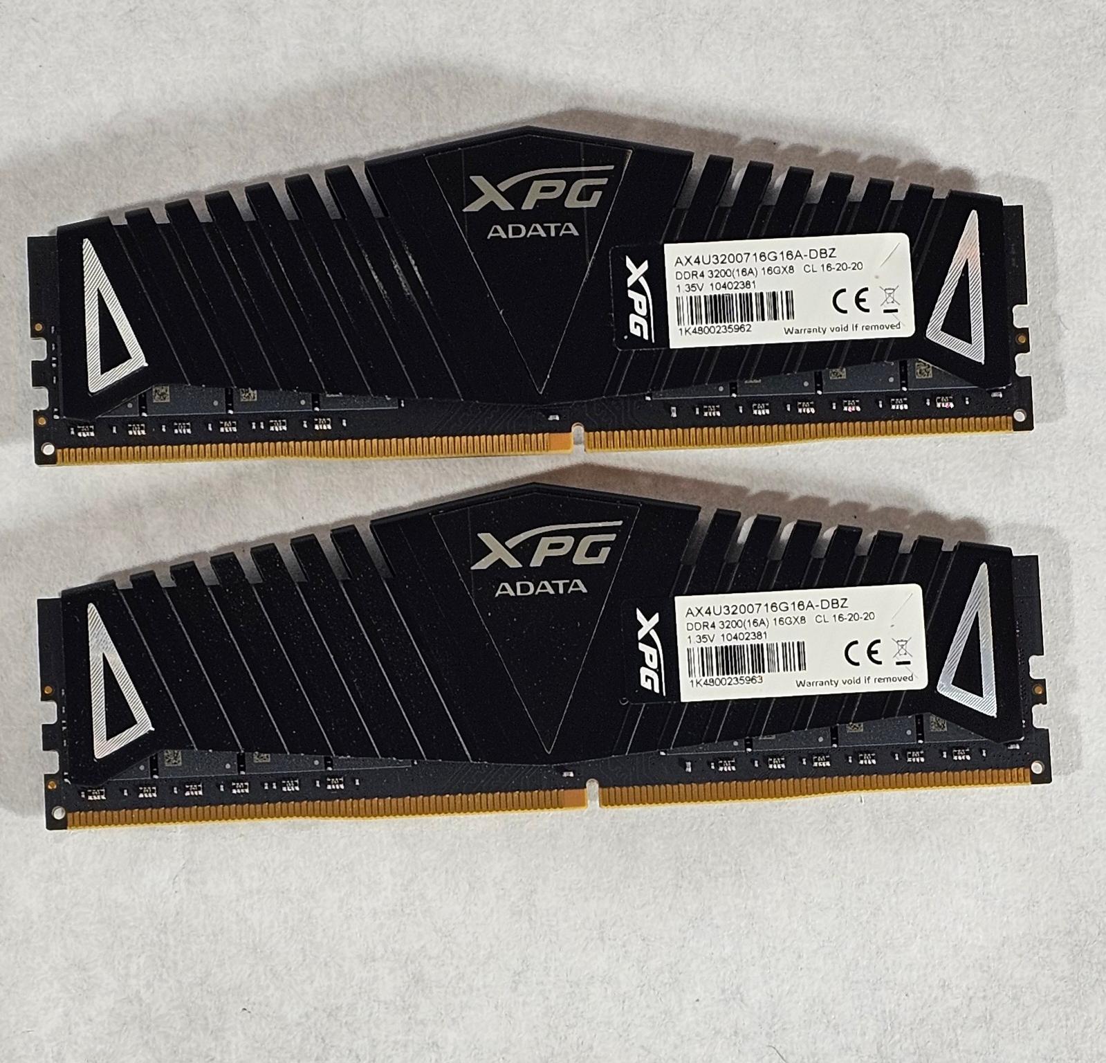 32GB DDR4 (2x16GB) CL16 3200MHz XPG ADATA