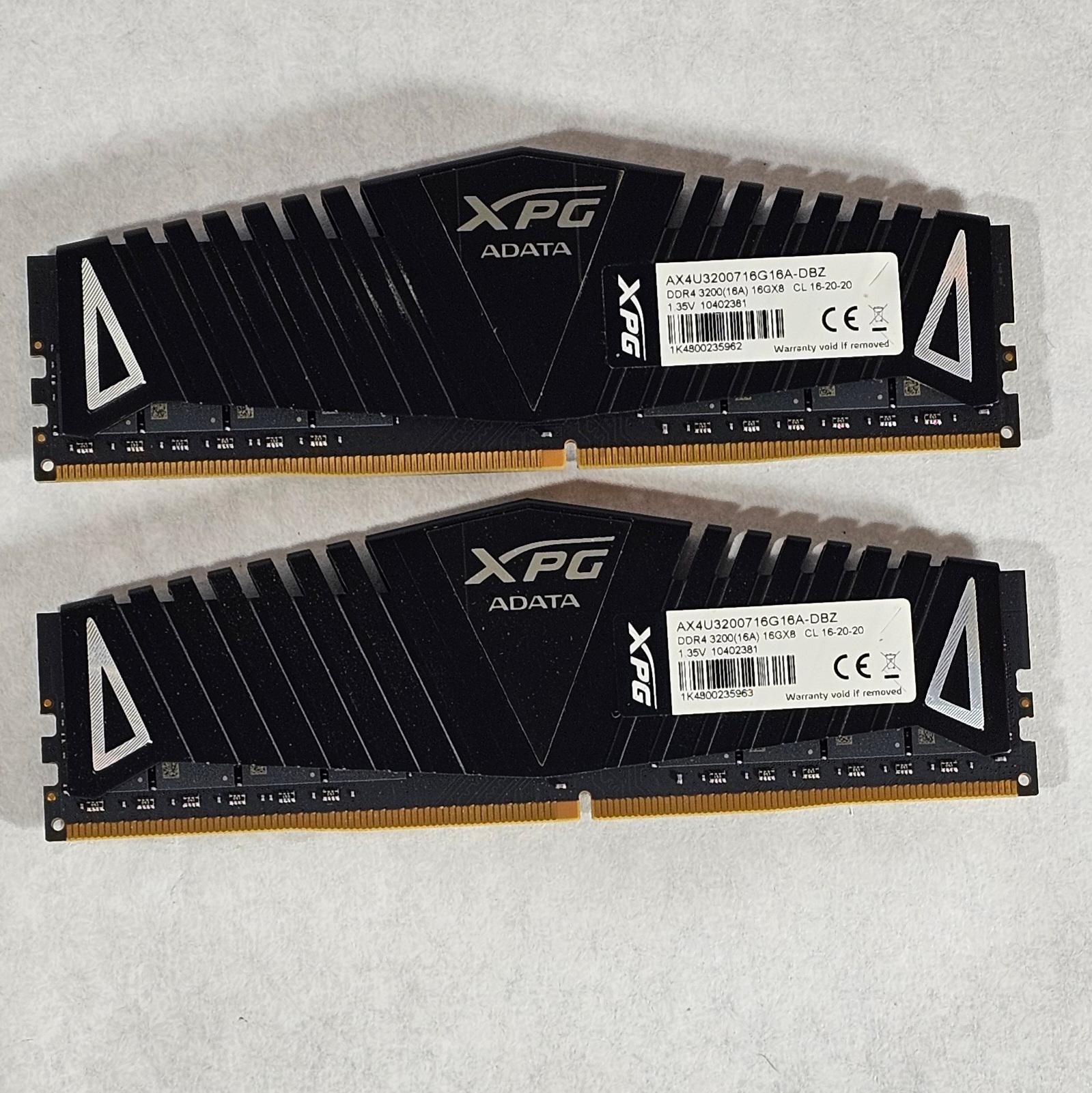 32GB DDR4 (2x16GB) CL16 3200MHz XPG ADATA