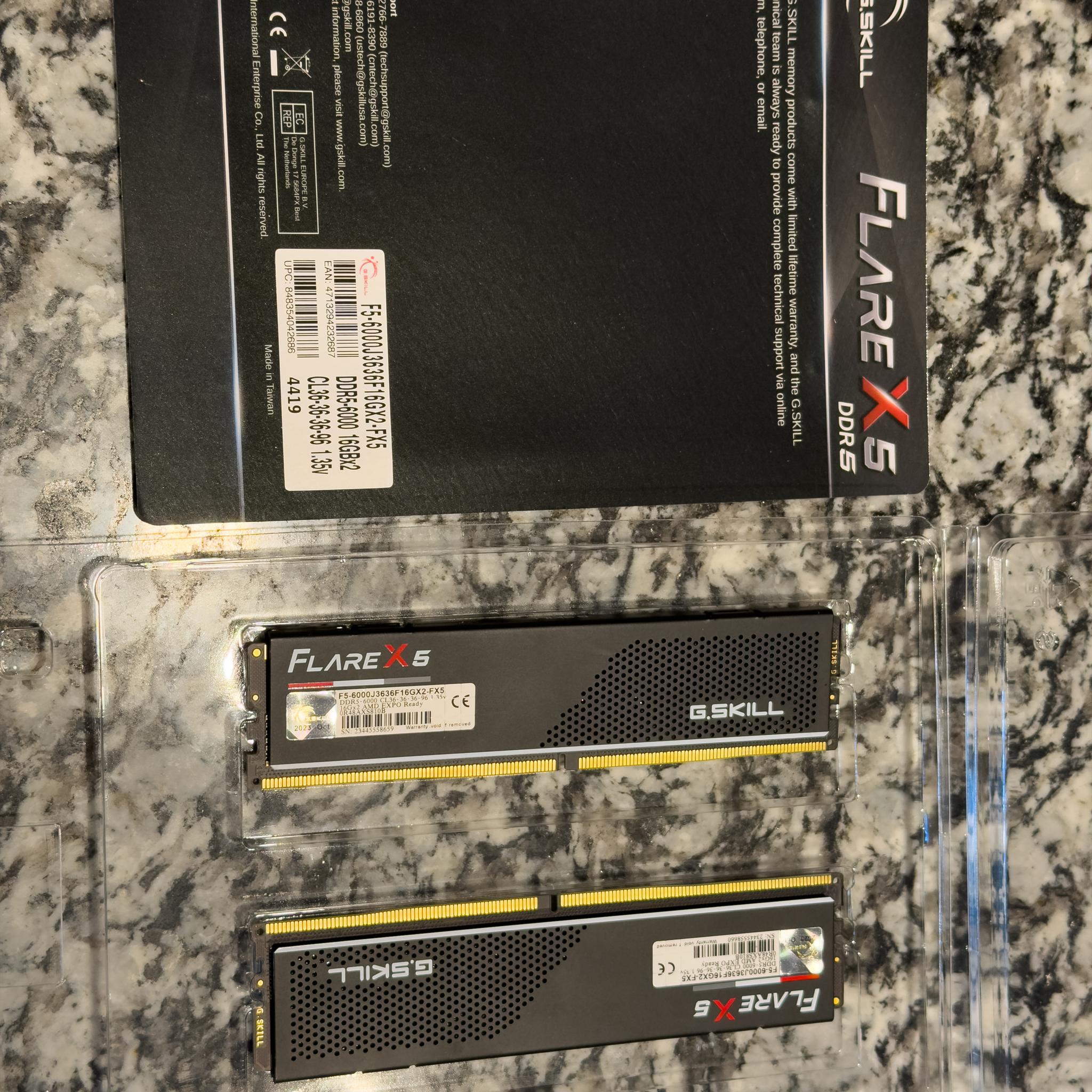 G.SKILL Flare X5 2x16GB DDR5-6000 Desktop RAM (Used)