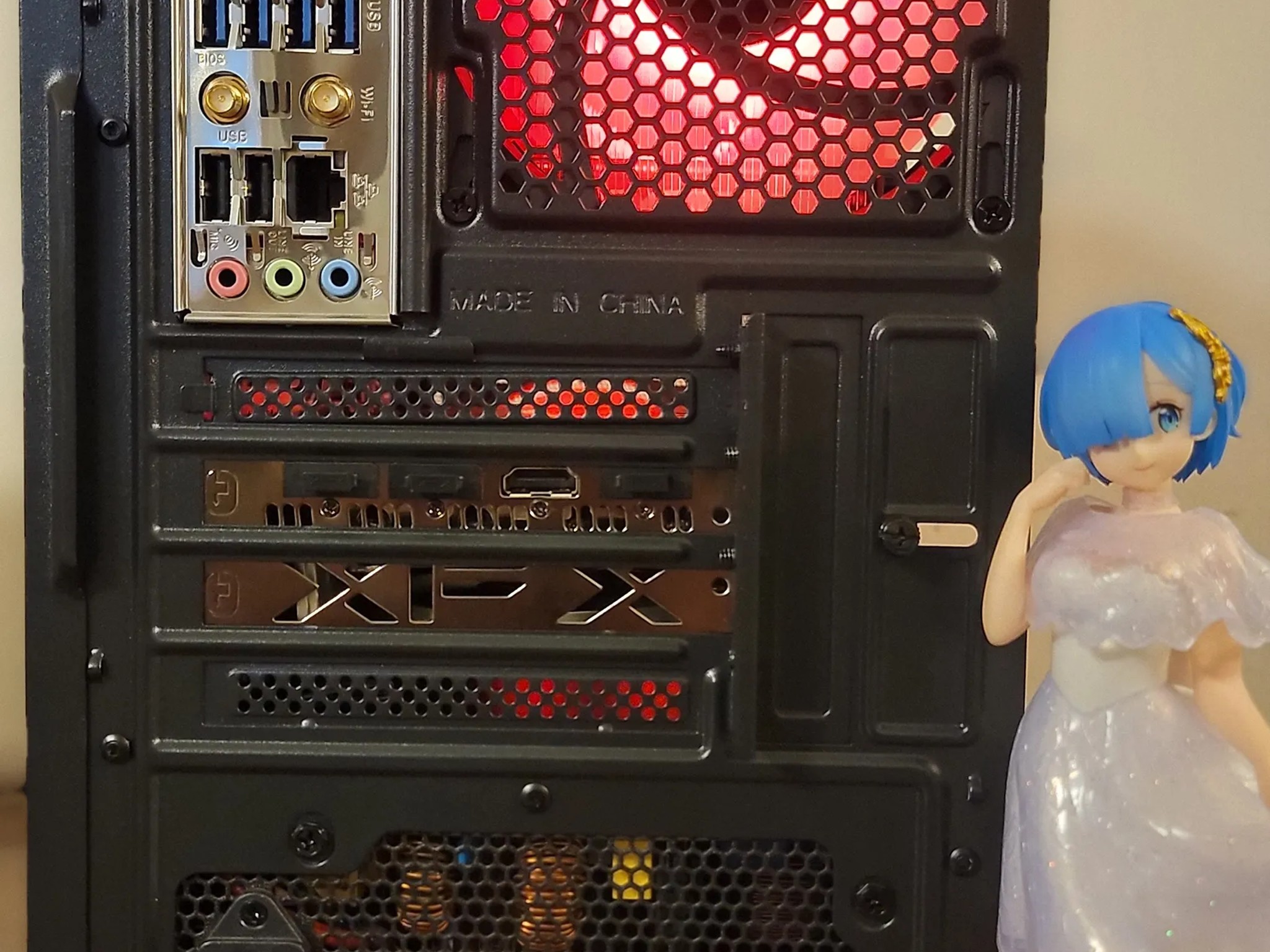 Final Sale!!! Sleek black Addressable RGB Ryzen 5 5500 + RX 6600XT + 2TB SSD Custom Gaming PC