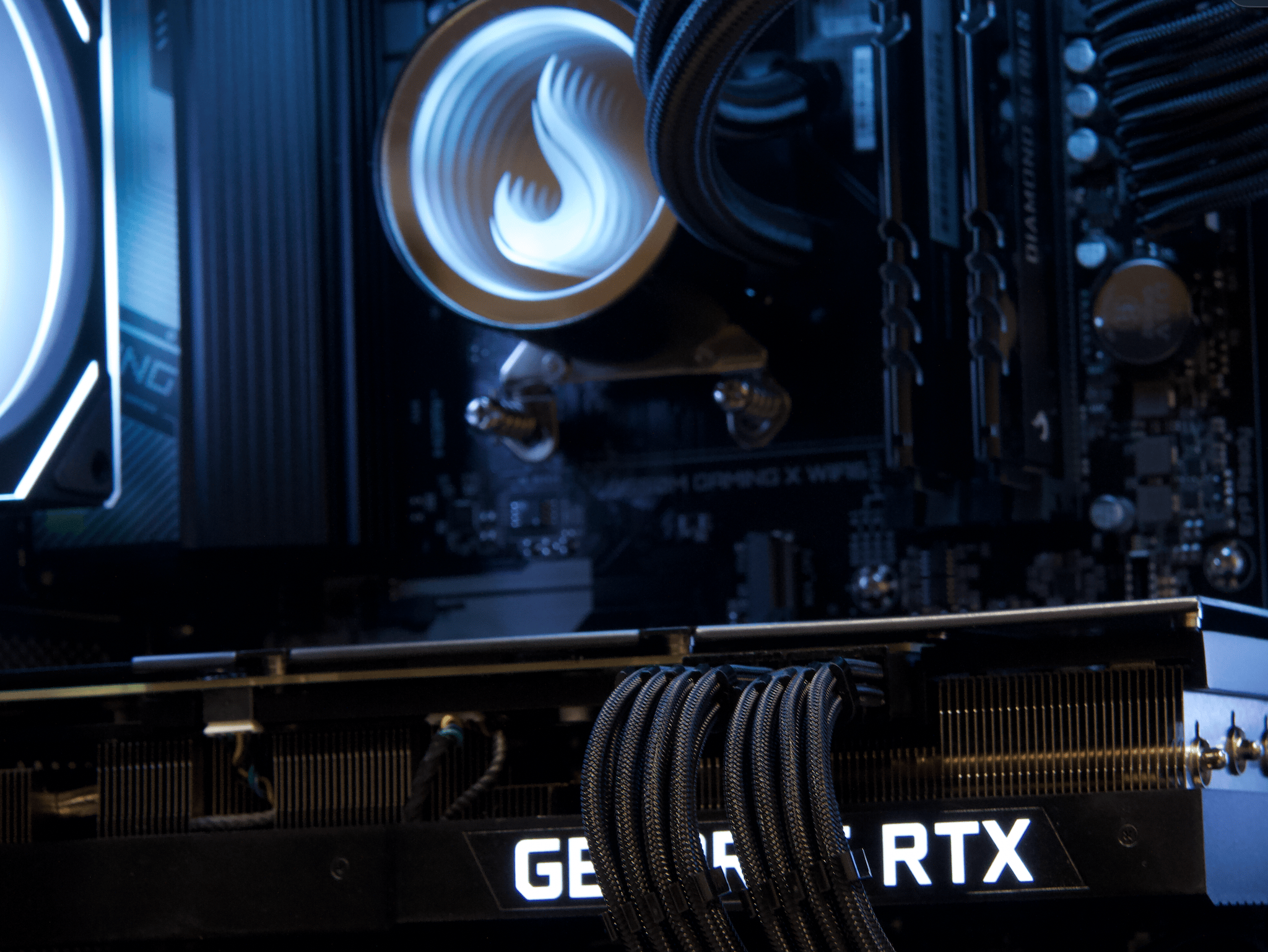 RTX 3080, Ryzen 7 3700X, 32GB DDR4, 1TB NVMe SSD, WiFi - Liquid Cooled Gaming PC
