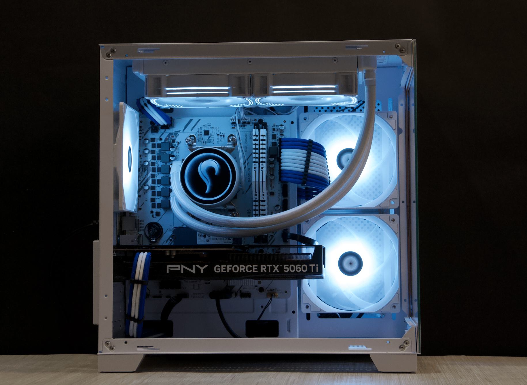 RTX 5060 Ti, Ryzen 7 3700X, 16GB DDR4, 2.5TB Storage, WiFi - Custom Gaming PC