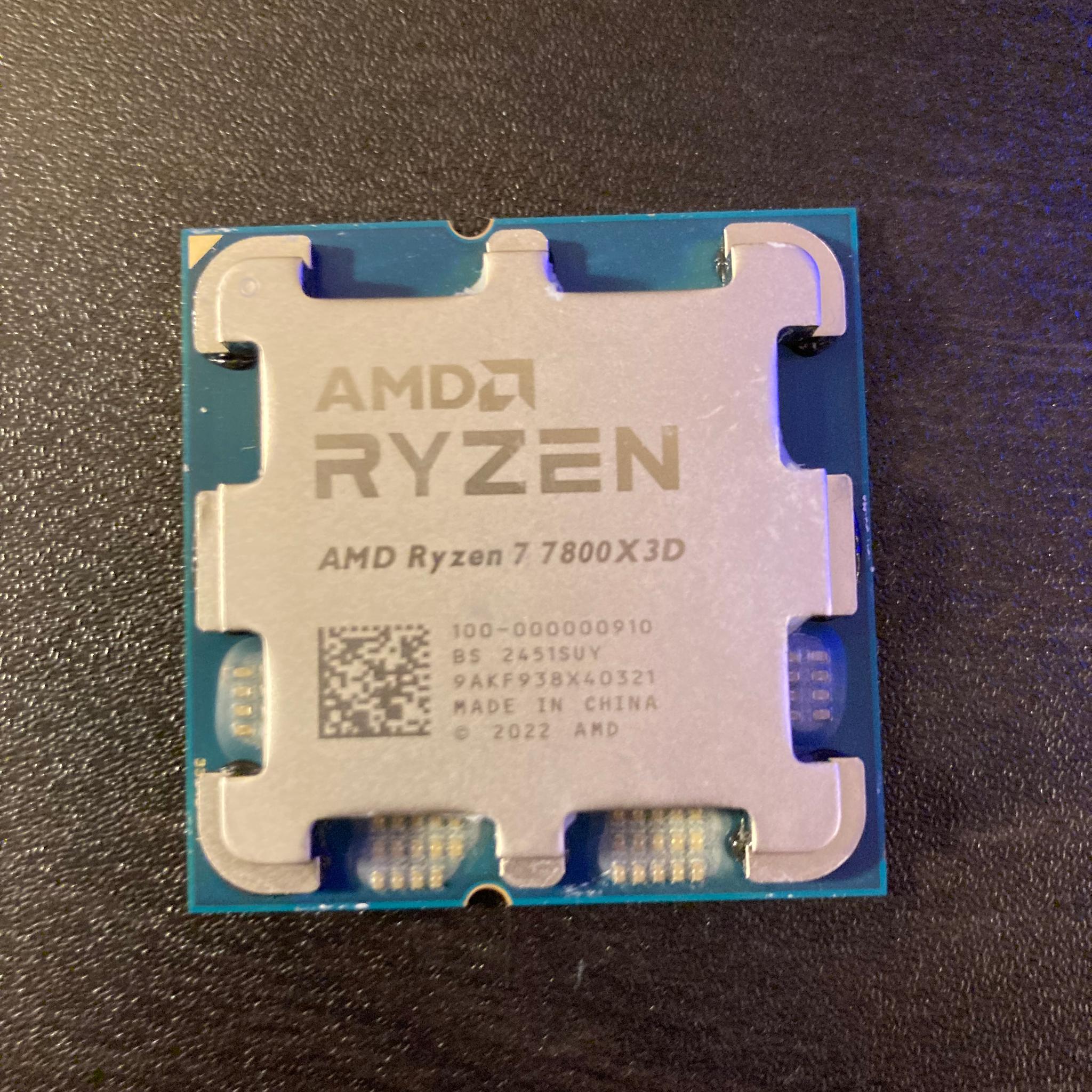 AMD Ryzen 7 7800X3D 8-Core Processor with 3D-V Cache