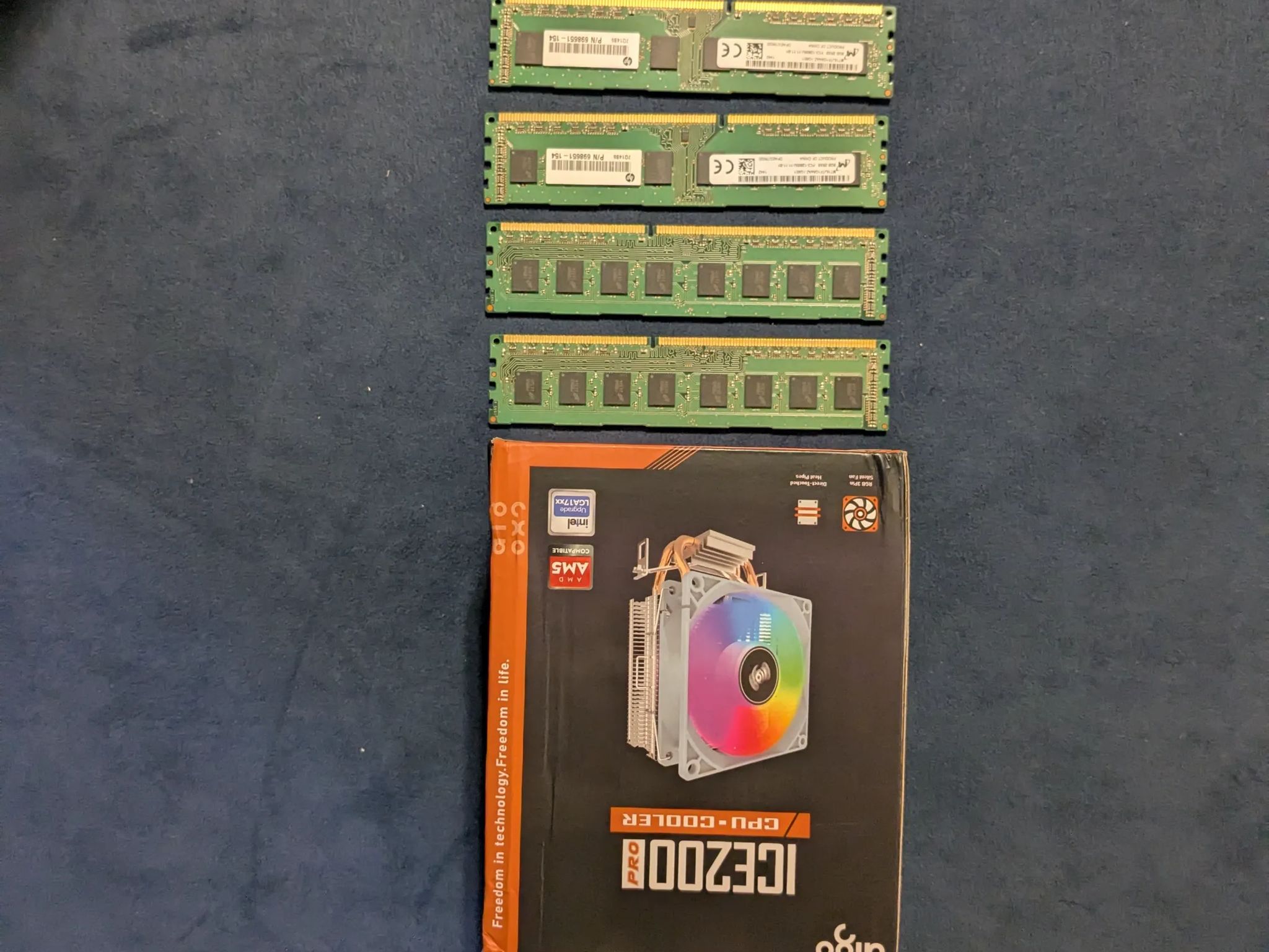 32GB ddr3 + AIGO CPU cooler