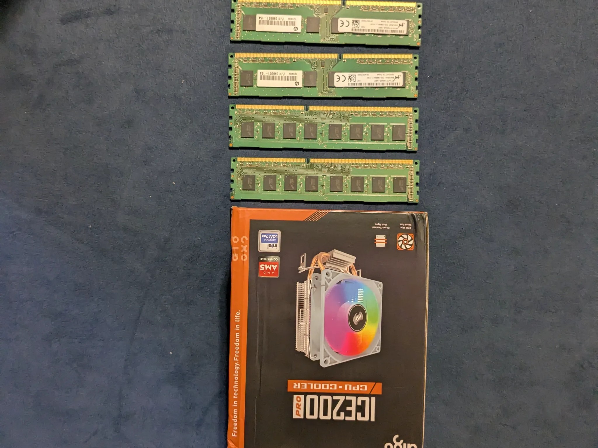 32GB ddr3 + AIGO CPU cooler