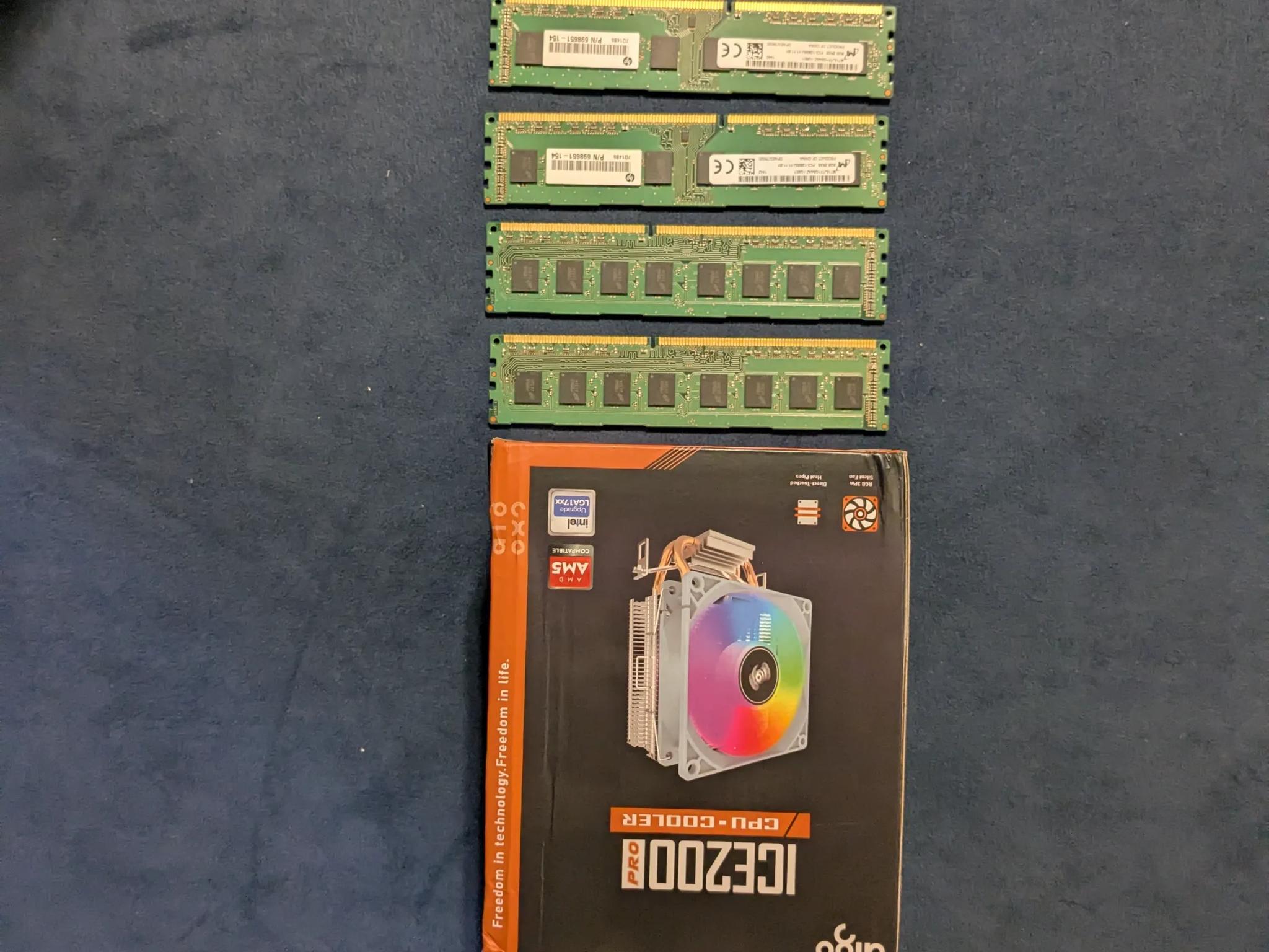 32GB ddr3 + AIGO CPU cooler