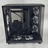 PC Case with Tempered Glass and 6 RGB Fans