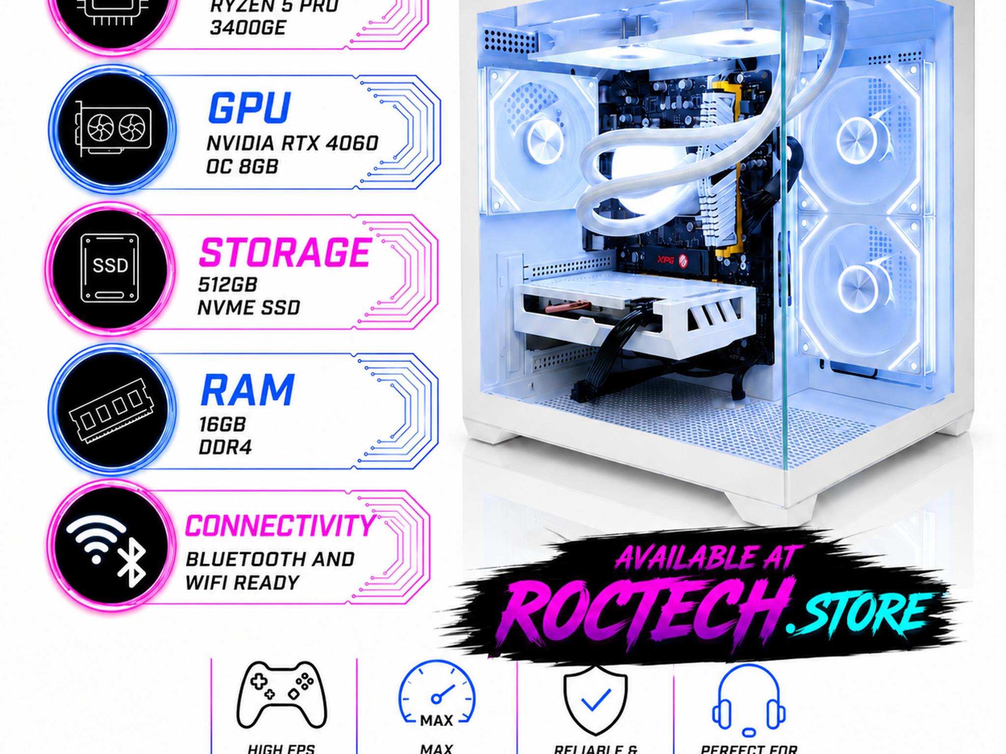 🎮🔥 Budget Gaming PC CUBEX – RTX 4060 | Ryzen 5 PRO | Ready to Play! 🔥🎮
