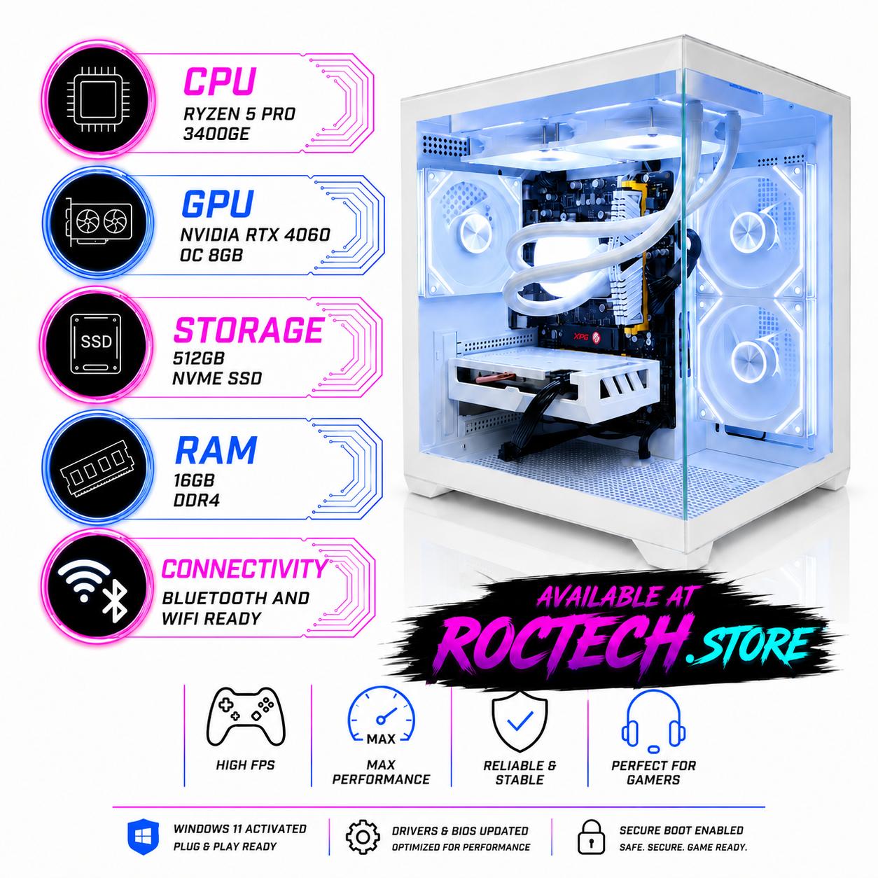 🎮🔥 Budget Gaming PC CUBEX – RTX 4060 | Ryzen 5 PRO | Ready to Play! 🔥🎮