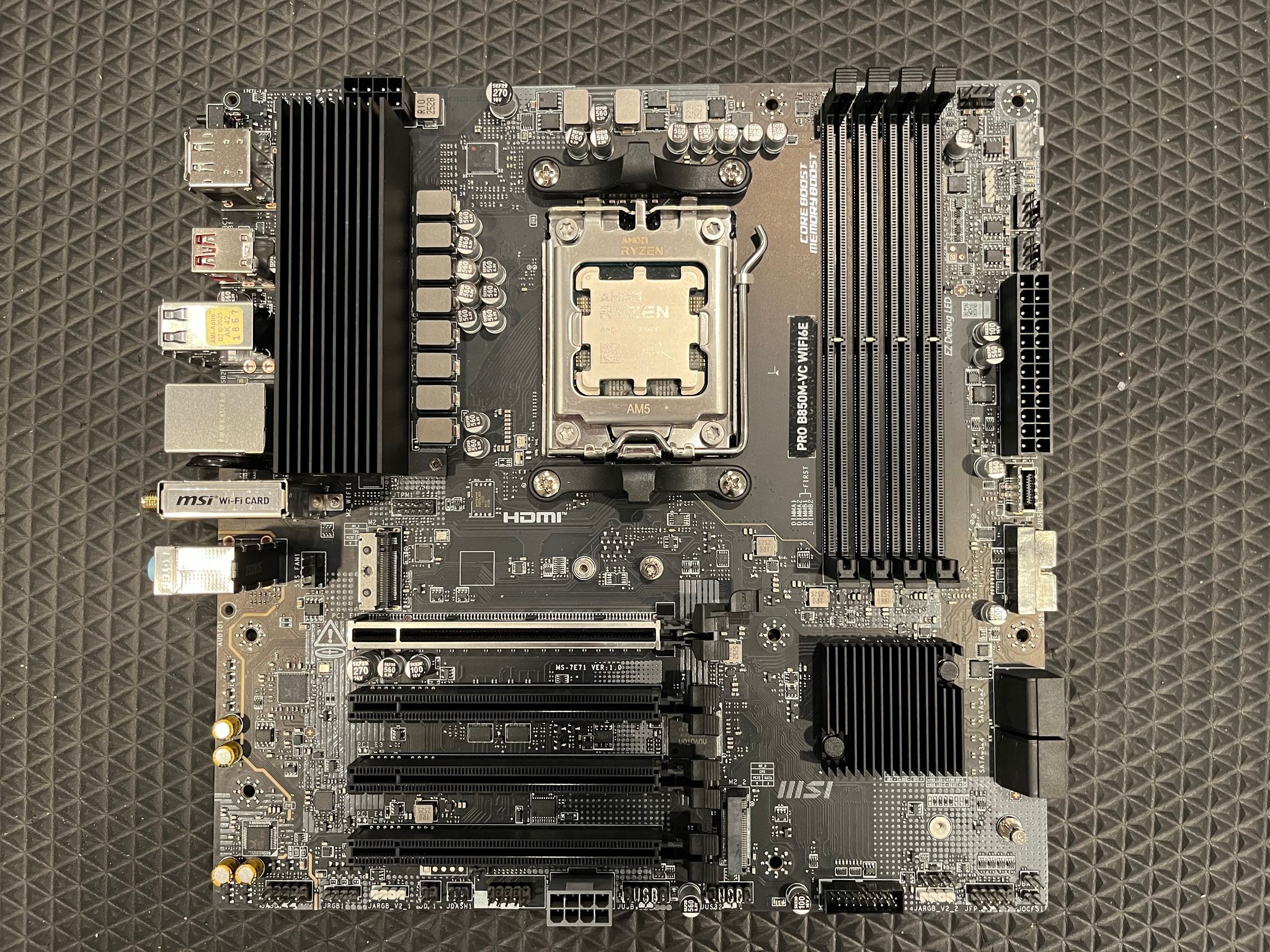 AM5 Combo - AMD Ryzen 5 7600 + MSI B850M PCIe 5.0
