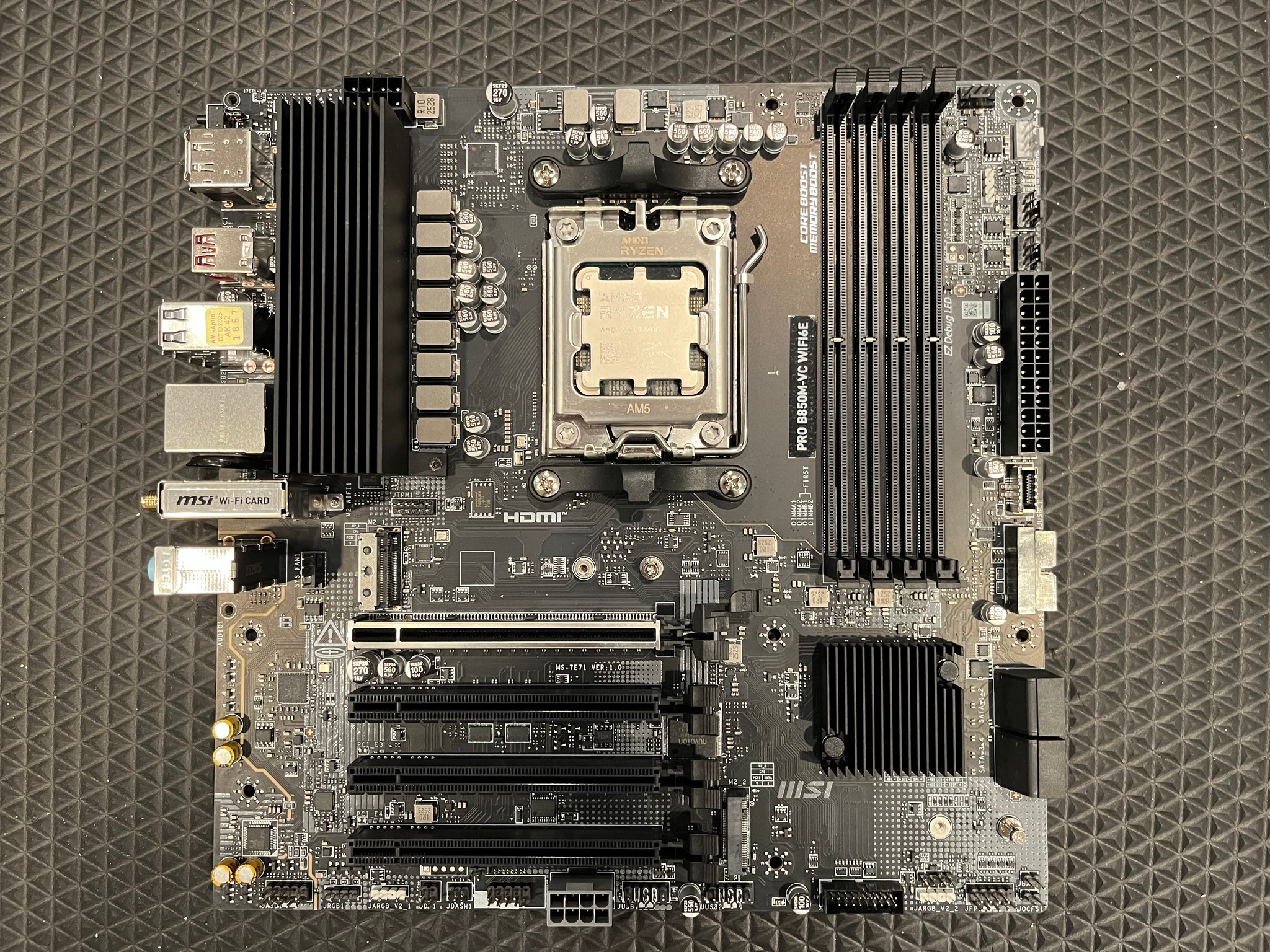 AM5 Combo Ryzen 5 7600 + MSI B850M PCIe 5.0