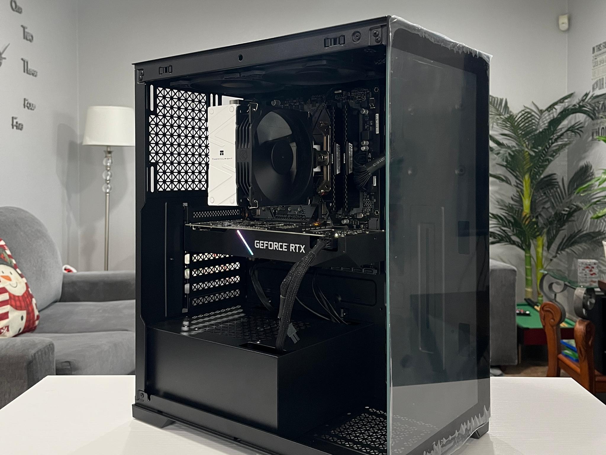 RTX 2060 6GB, Ryzen 7 2700X, 16GB RAM | Black Gaming Computer/PC
