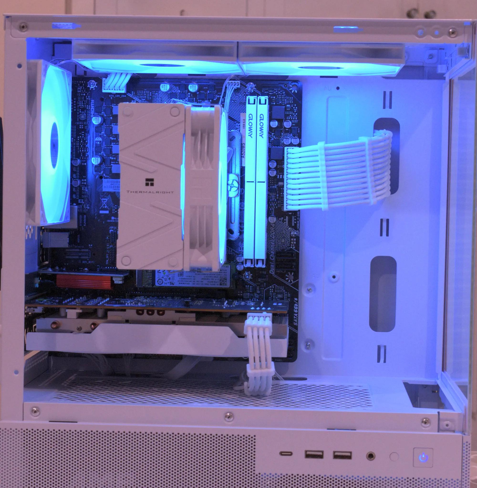 1080p Beast | Ryzen 5 3600 | RX 6600 8GB | 32GB DDR4 | 1TB nVME SSD | 1080p White RGB Gaming PC