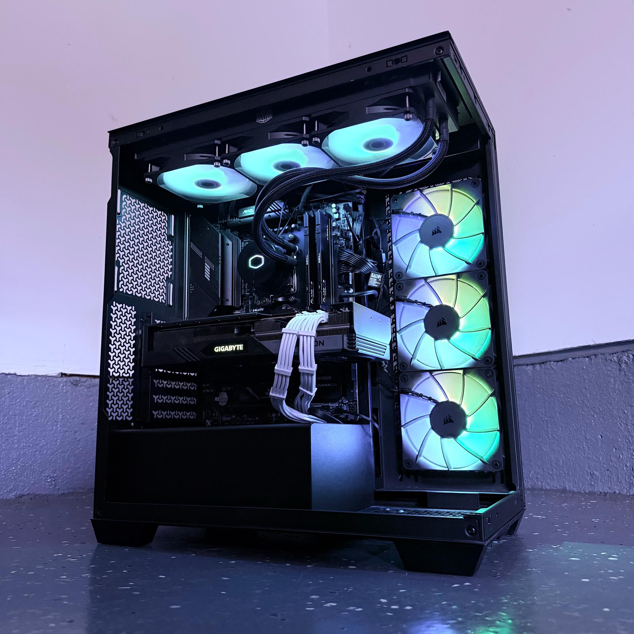 ⚫️"Void Reaper "🟣| 1440p Gaming | Ryzen 9 9900x | RX 7800 XT 16GB | 32B DDR5 Ram | 2TB NVMe