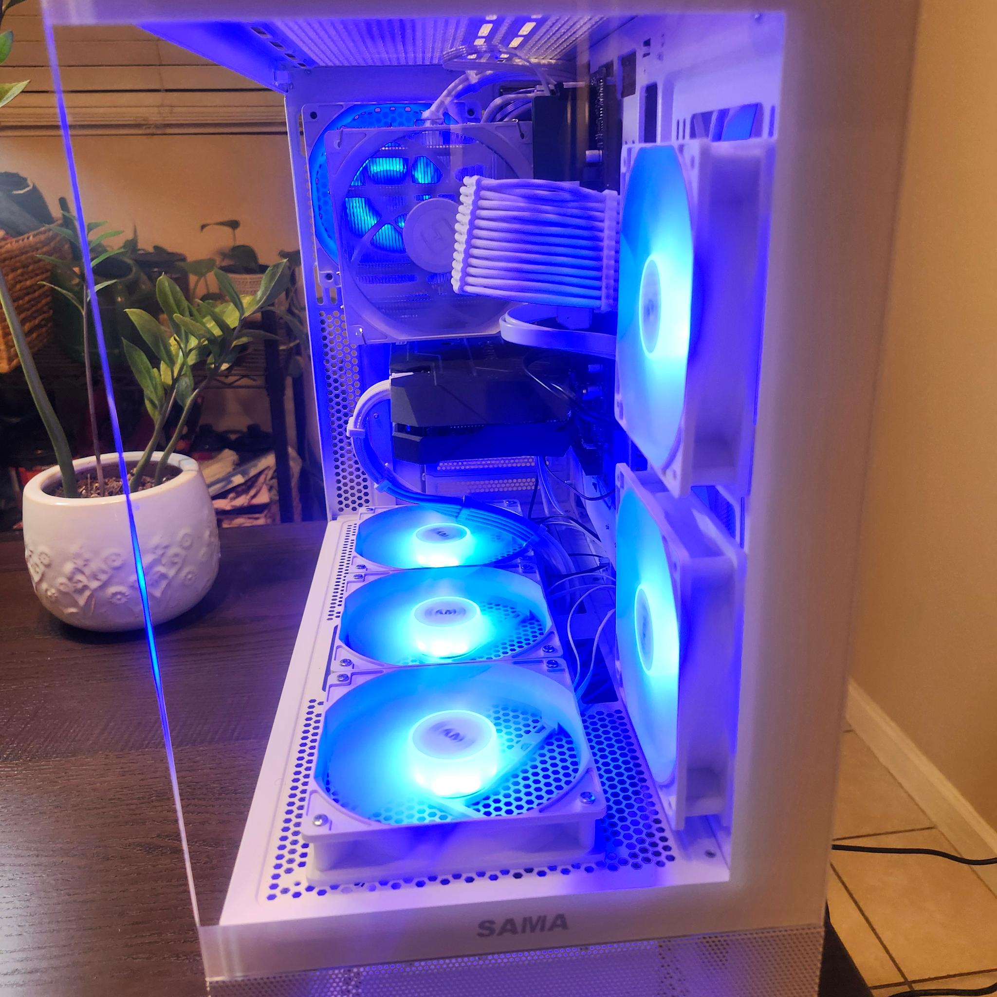 All White Gaming PC | i7-6700 + GTX 1660 SUPER | 16GB RAM | 500GB SSD