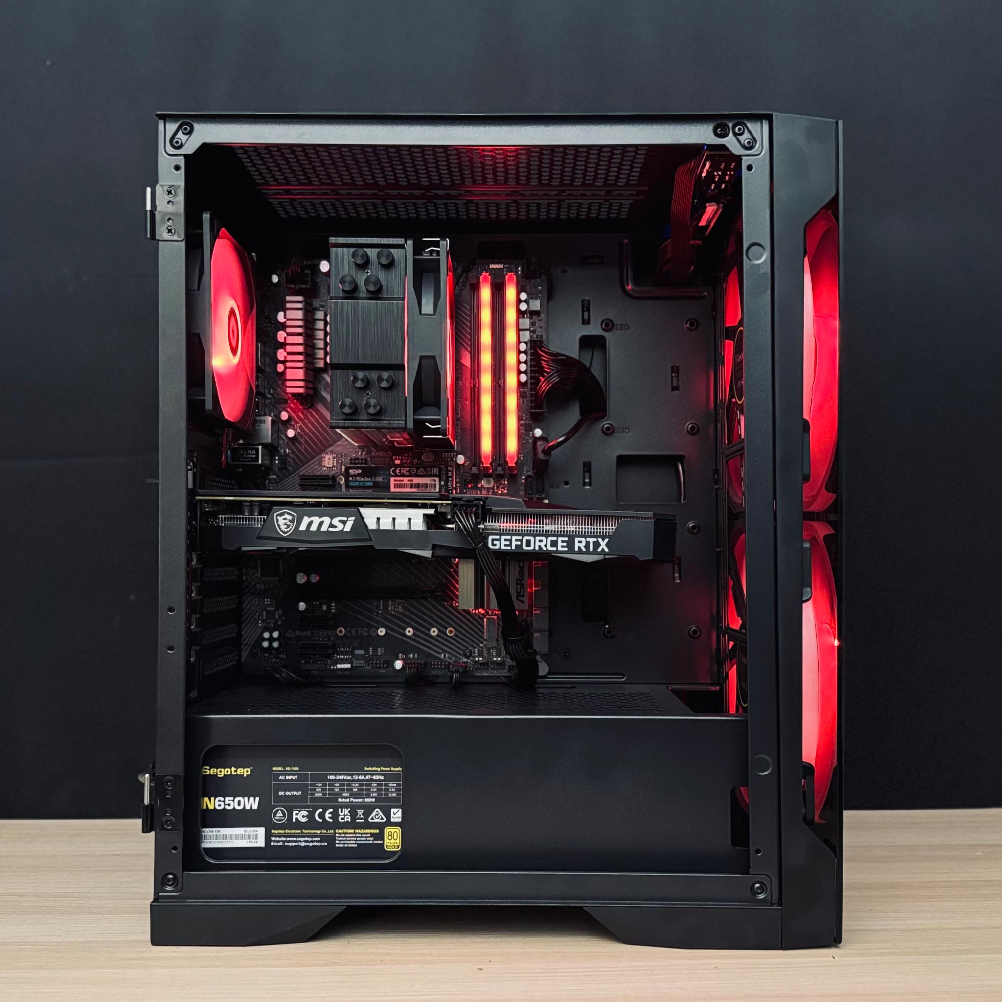 🔴Talon |RTX 3060 Ti, Ryzen 5 5500, 32GB DDR4 RAM, 1TB SSD, Gaming PC