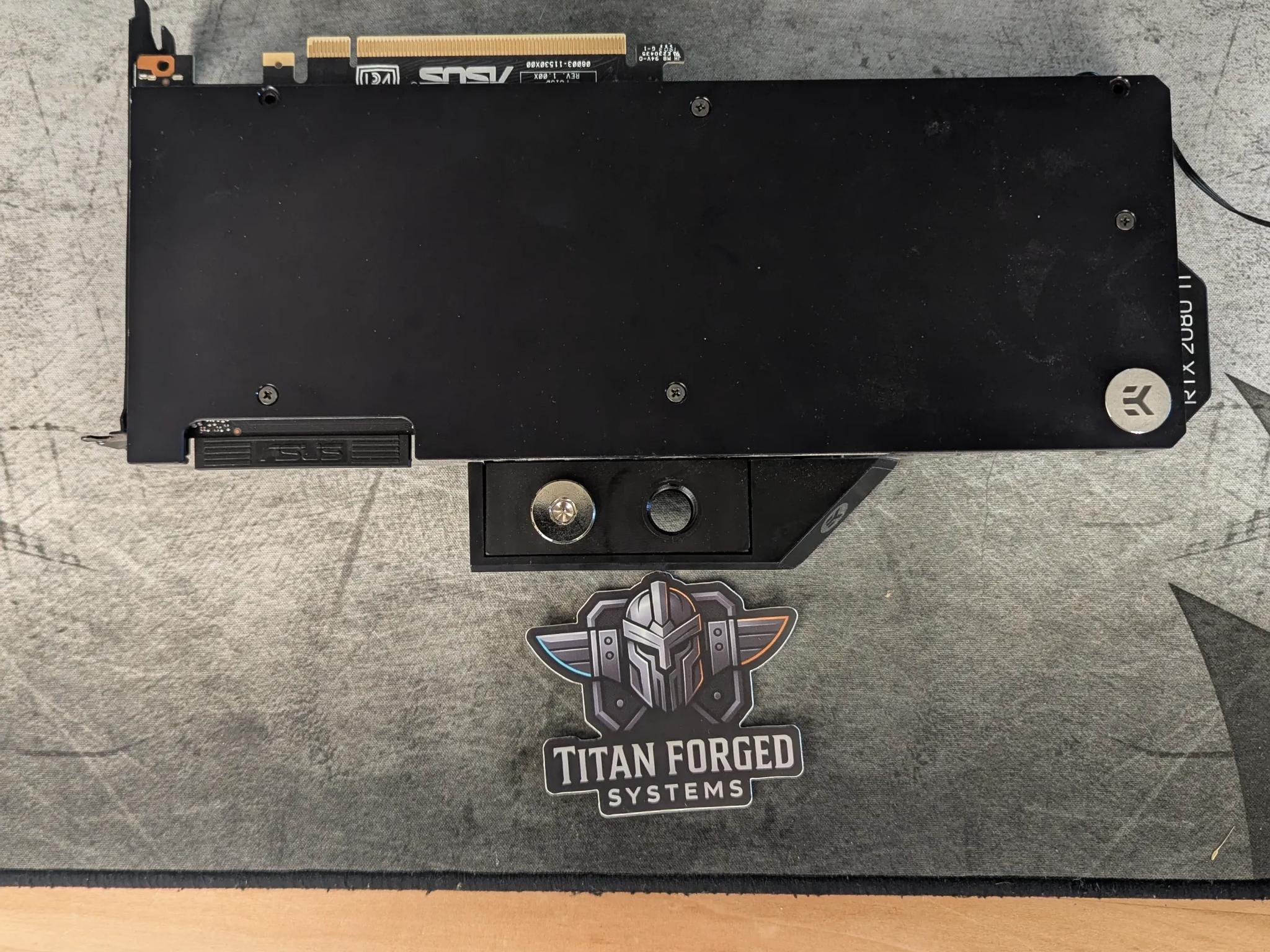 💧 ASUS 2080 Ti Dual + EK Waterblock – Liquid-Cooled 4K Monster