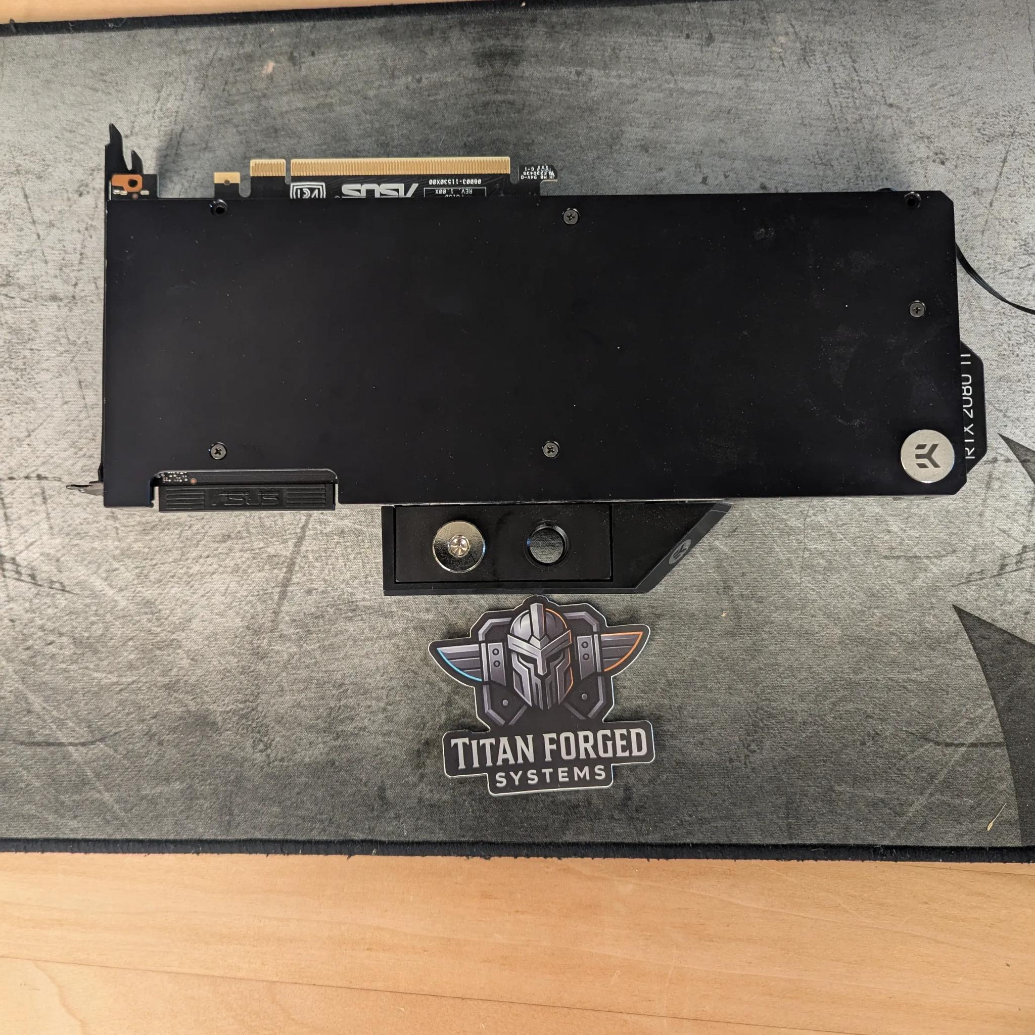 💧 ASUS 2080 Ti Dual + EK Waterblock – Liquid-Cooled 4K Monster