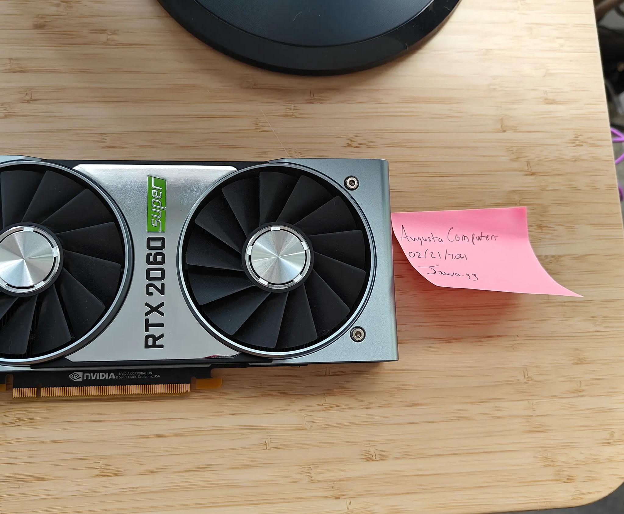 Nvidia RTX 2060 Super [Used w/o Box]