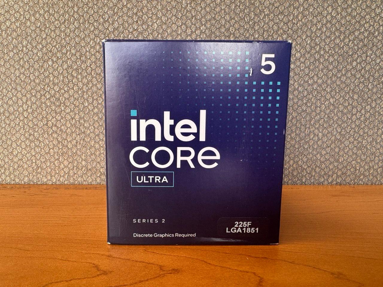 Intel Core Ultra 5 225F 10 Cores 4.9GHz LGA-1851 Processor (BX80768225F) Sealed