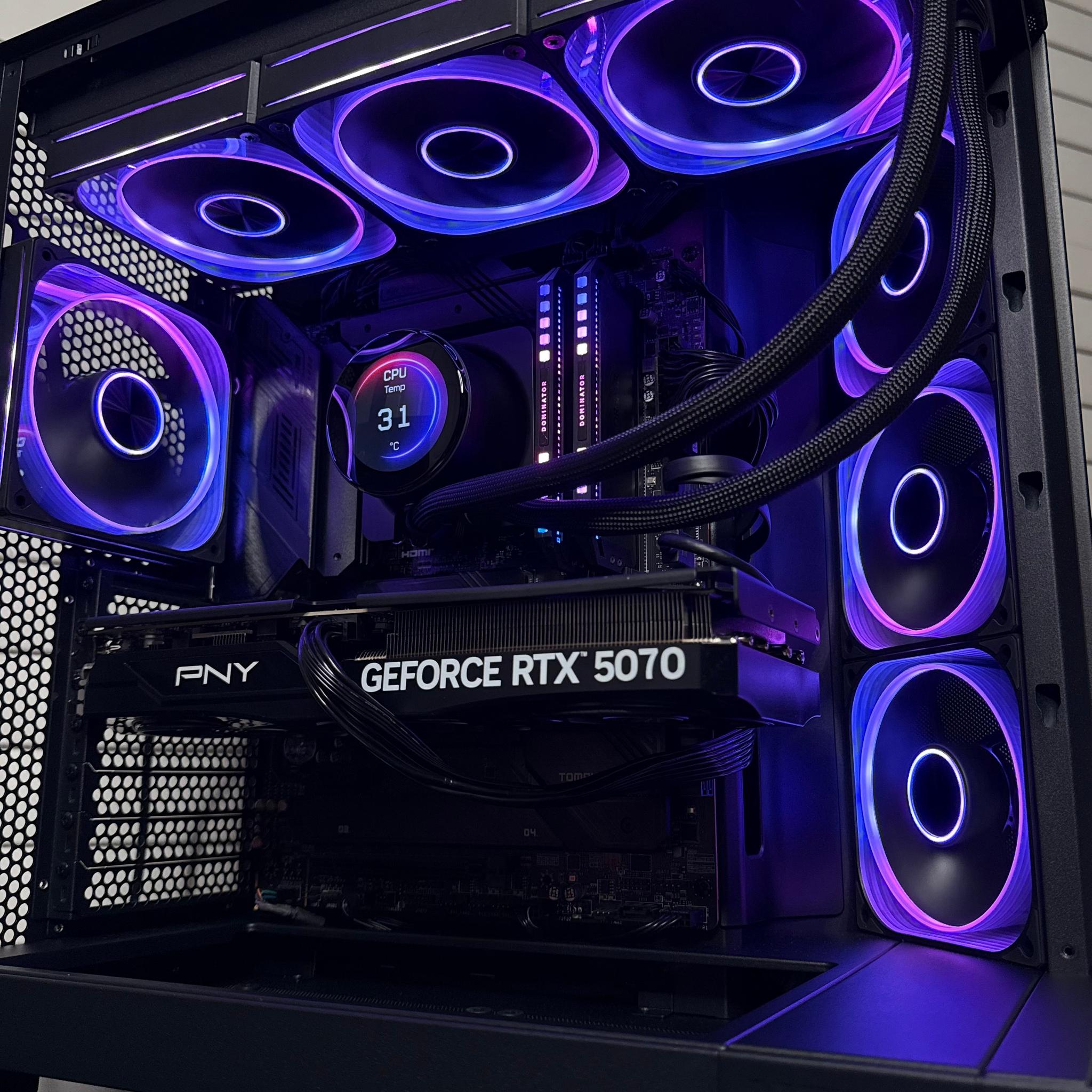 ✨💜 AORURA | RTX 5070 + i9-14900KF | 32GB RAM | 2TB Gen4 NVMe — Ultra High-End Gaming PC