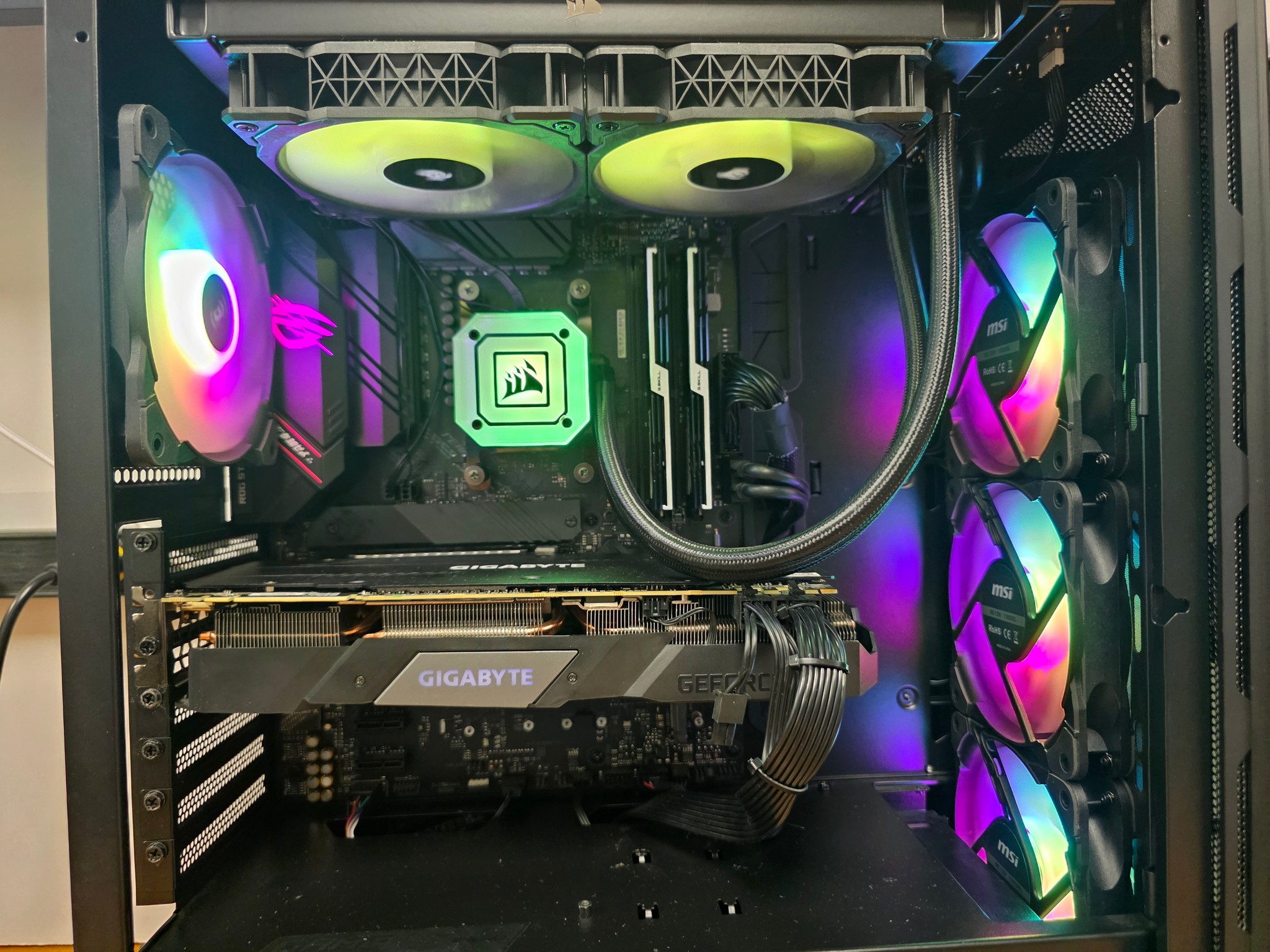 RYX 2080, Ryzen 5700G, 32GB DDR4 Gaming Streaming PC Computer